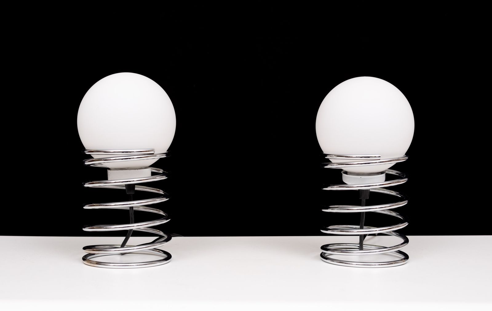 Woja Spiral Space Ace Table Lamps 1970s Holland photo 634.0