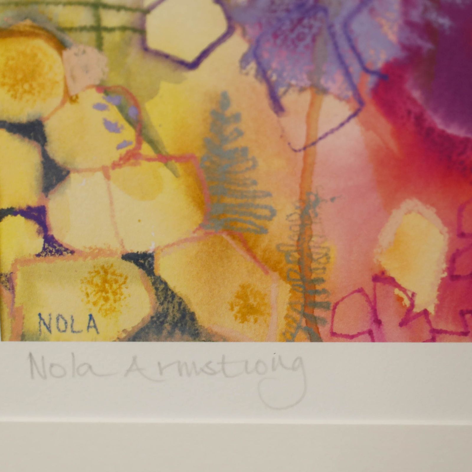 Nola Armstrong 20th Century Giclee, Flowers On Copper Mountain photo vinterior