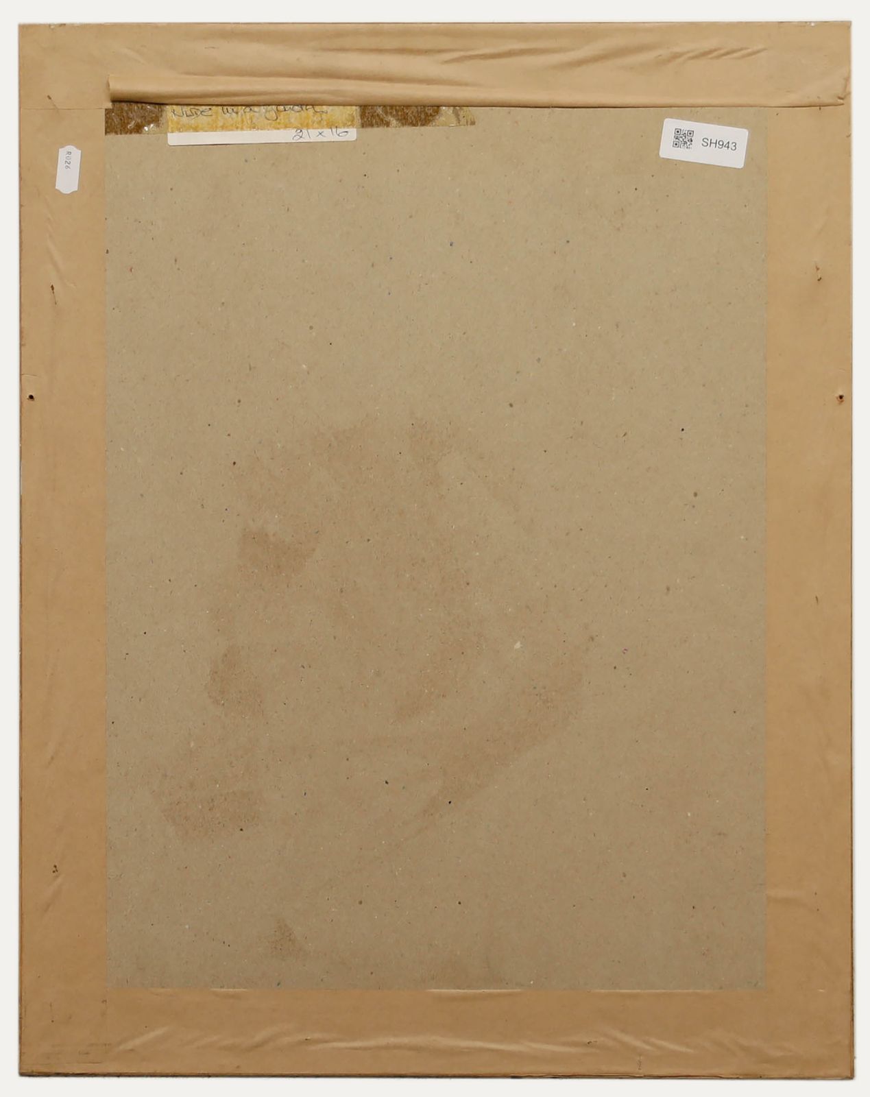 John Semmence (1930 1985) Framed 20th Century Gouache, Nude In An Alleyway photo for sale