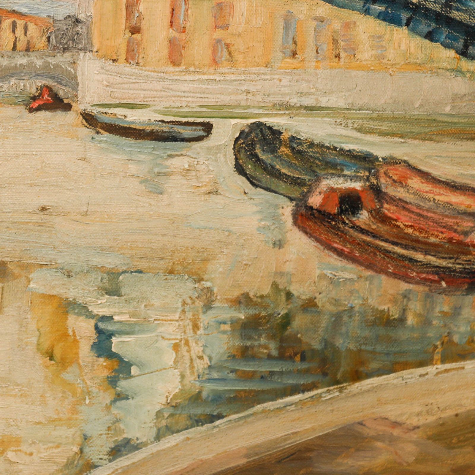 Attrib. Adrian Daintry Rwa (1902 1988) Mid 20th Century Oil, Under The Bridge photo Art