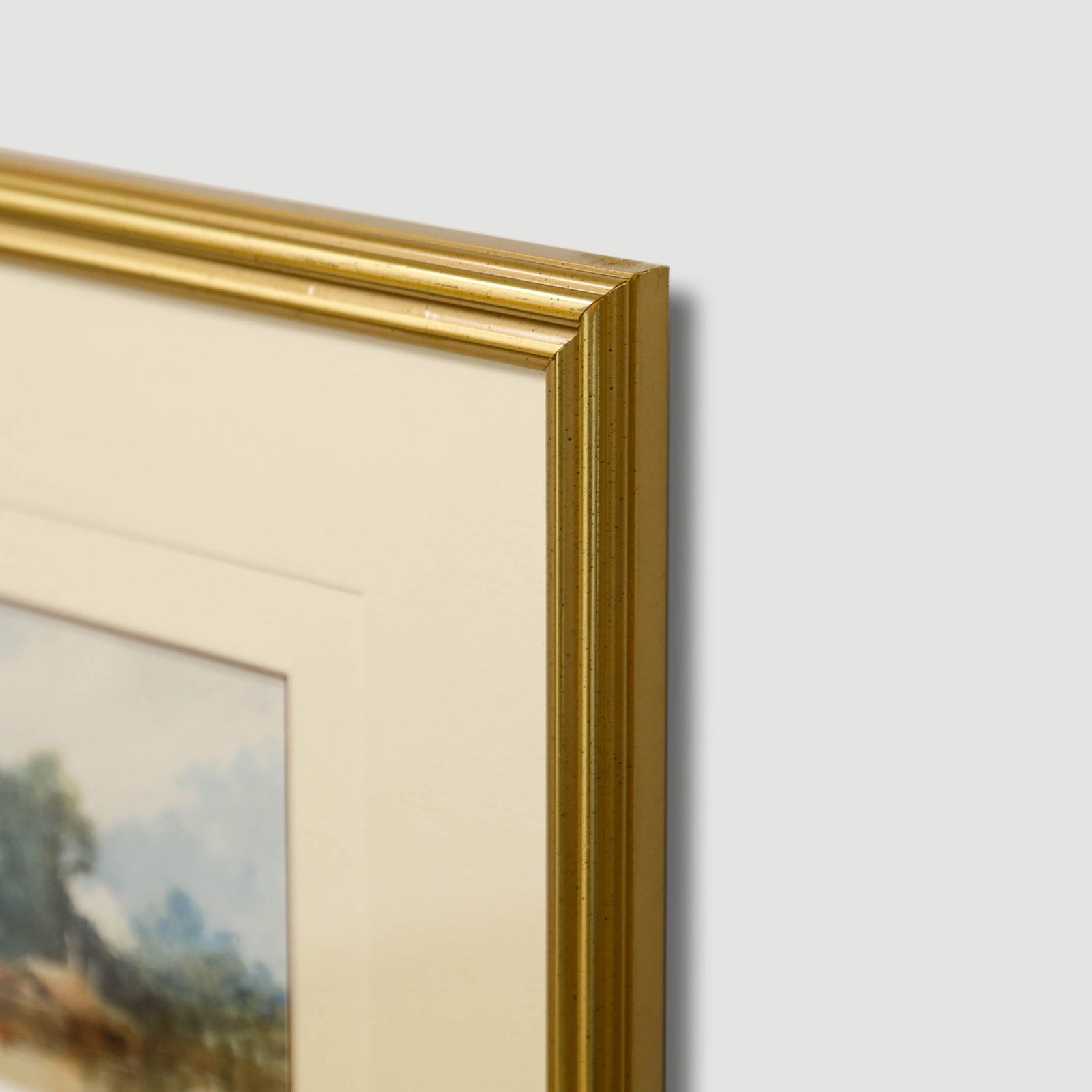 Paul Marny (1829 1914) Framed Watercolour, A Lakeside Windmill photo 271.0