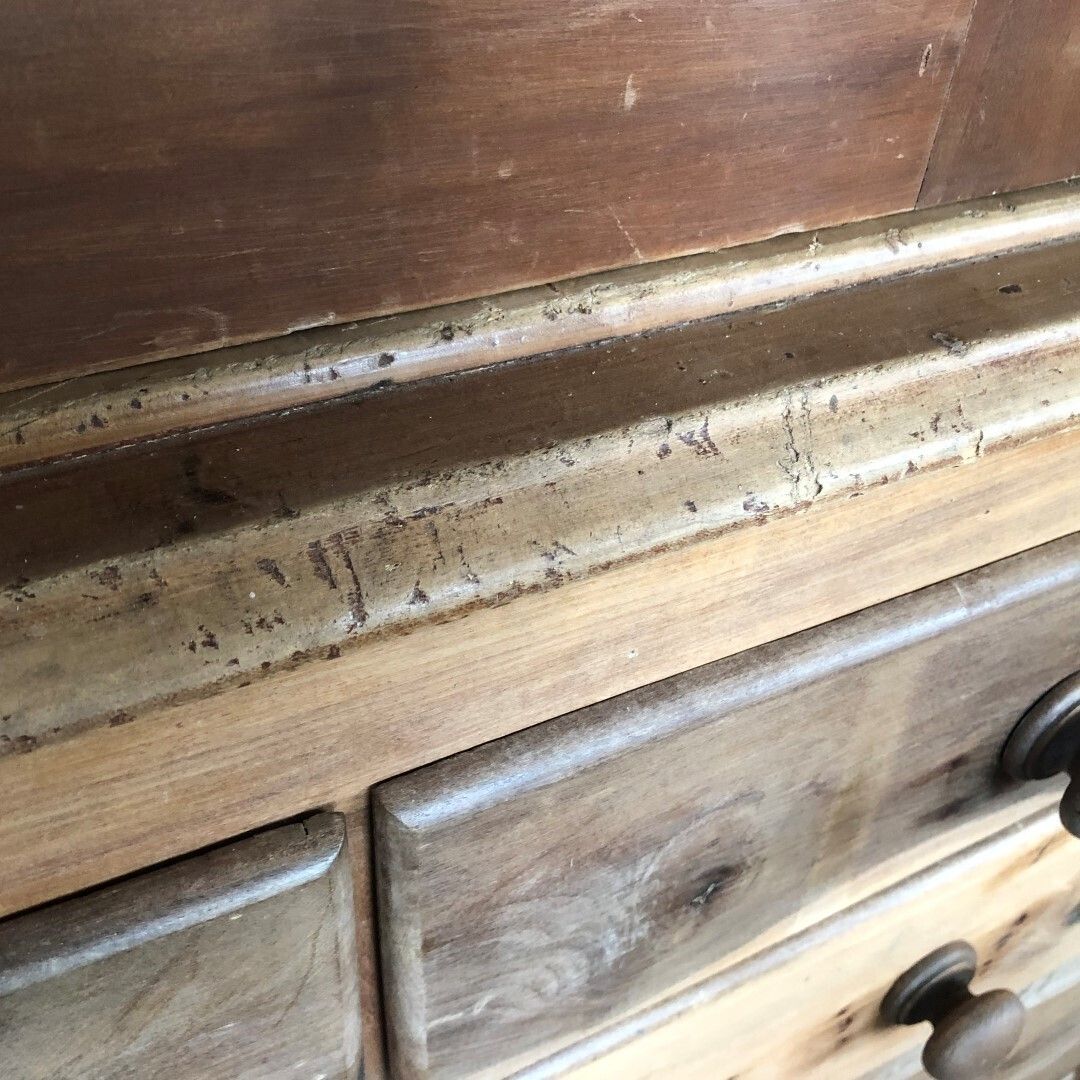395.0 Antique Satinwood Tall Mirrored Cupboard Over Drawers 1910s photo