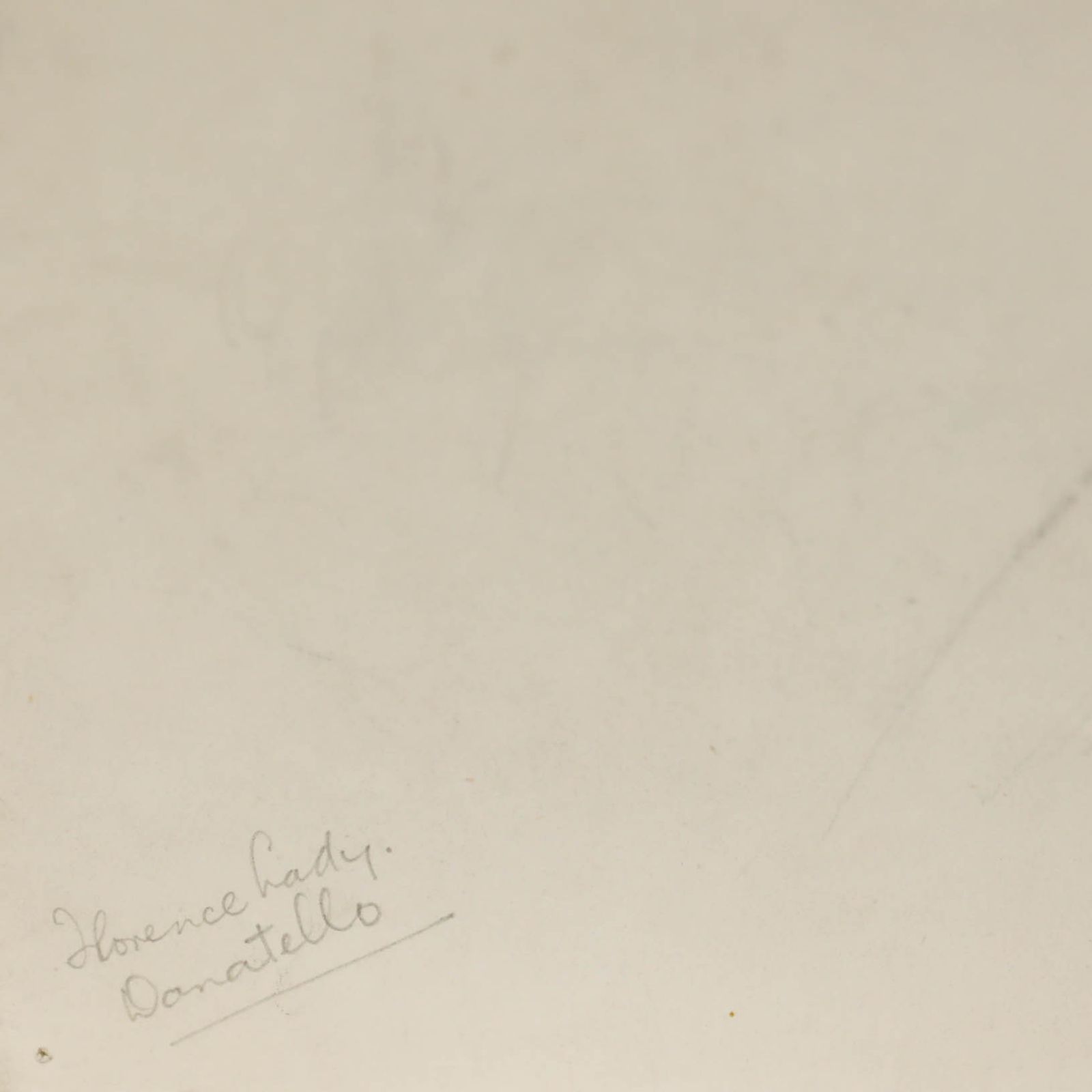 William Kerry Early 20th Century Graphite Drawing, Florence Lady, Donatello photo Art