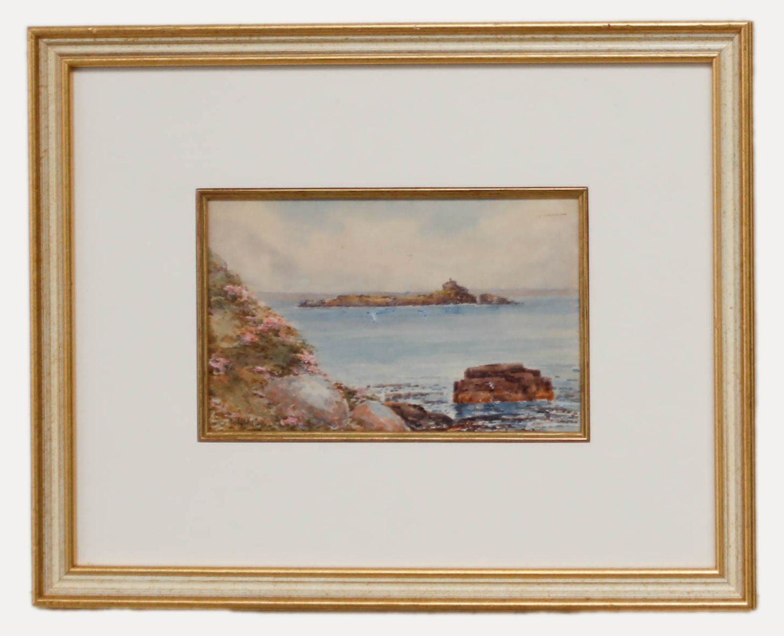 Thomas Herbert Victor (1894 1980) Watercolour, St Clement's Isle