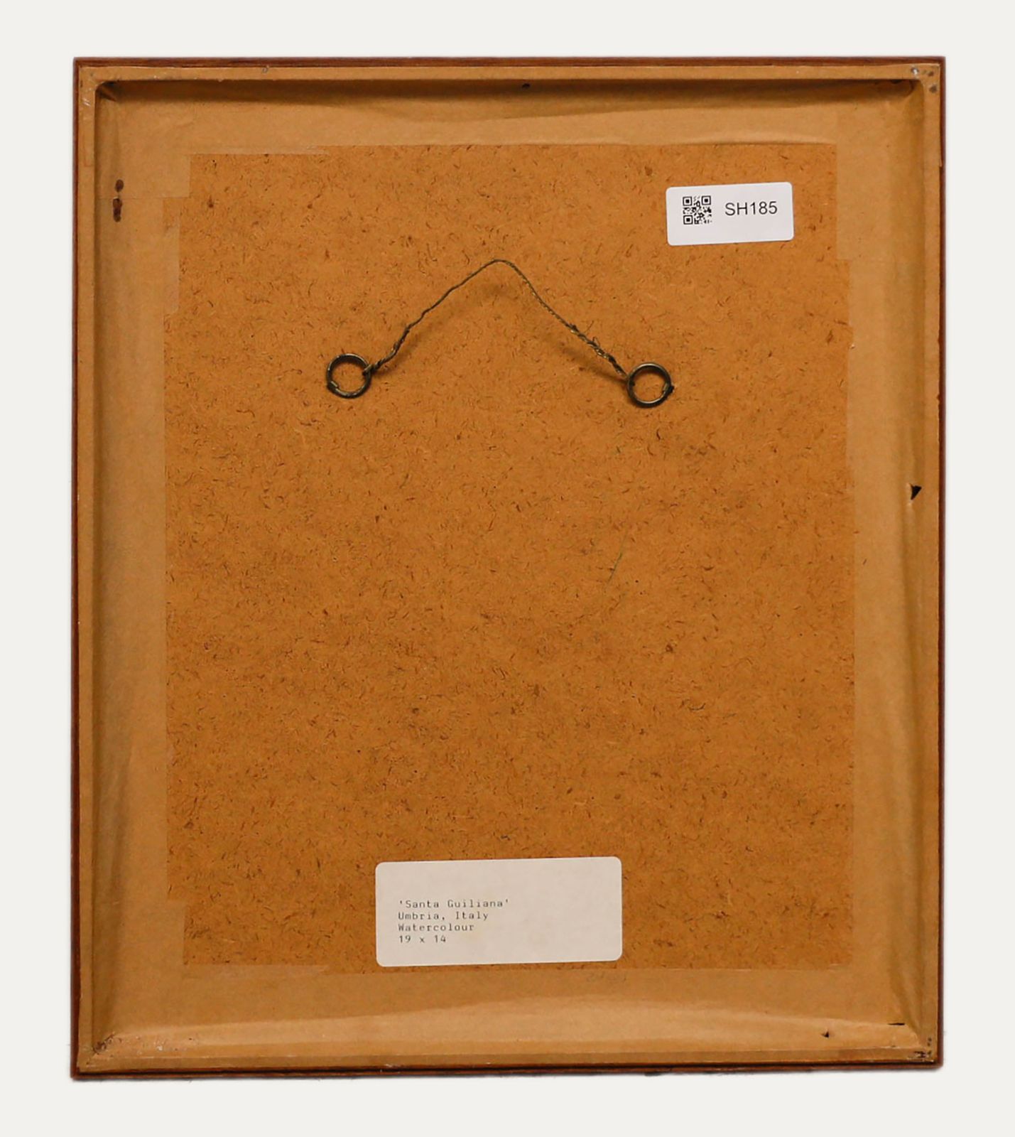 A. Nicholson Framed Contemporary Watercolour, Castello Di Santa Giuliana photo for sale
