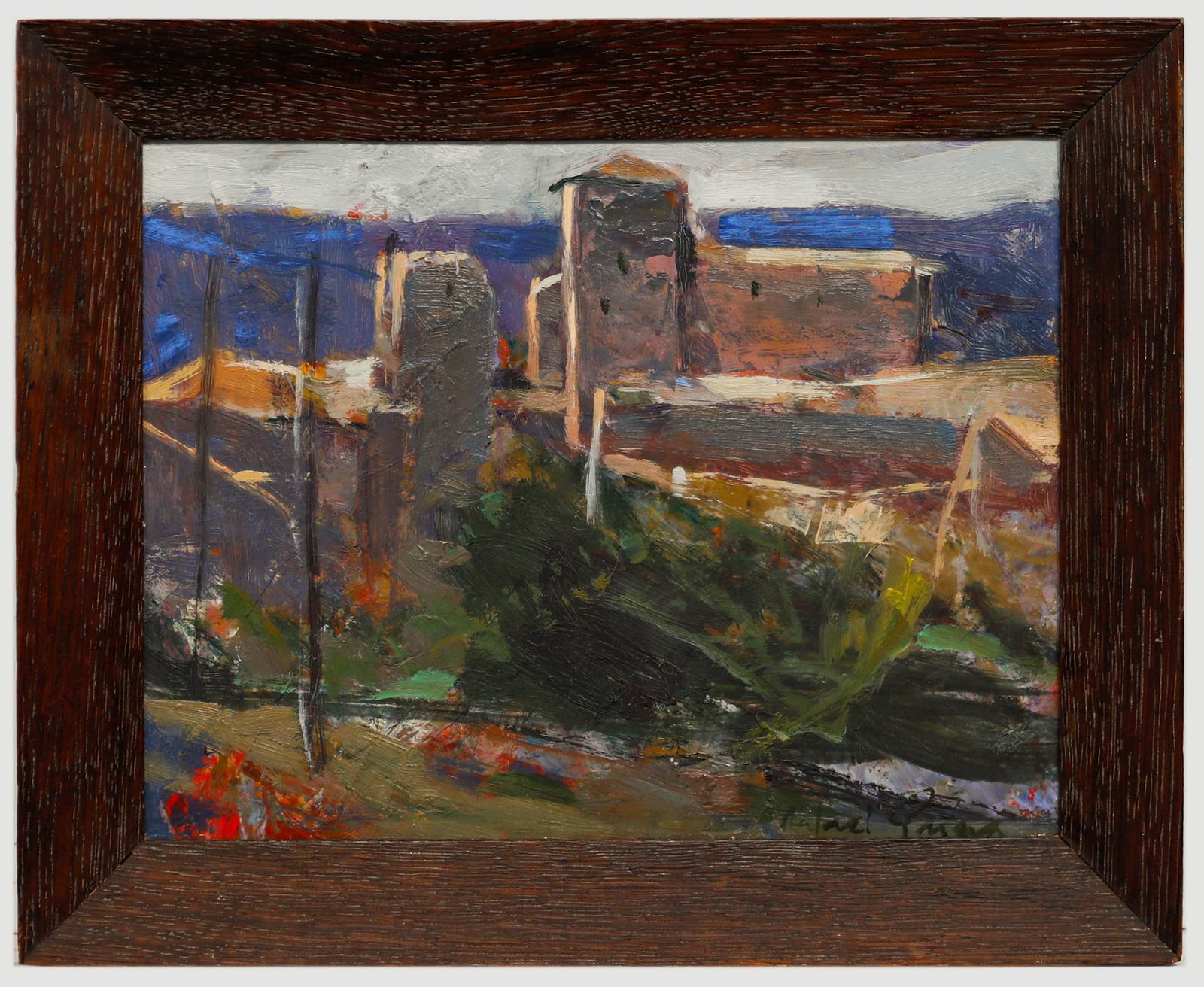 Rafael Griera Padrosa (B.1967) 20th Century Oil, Pueblo Español