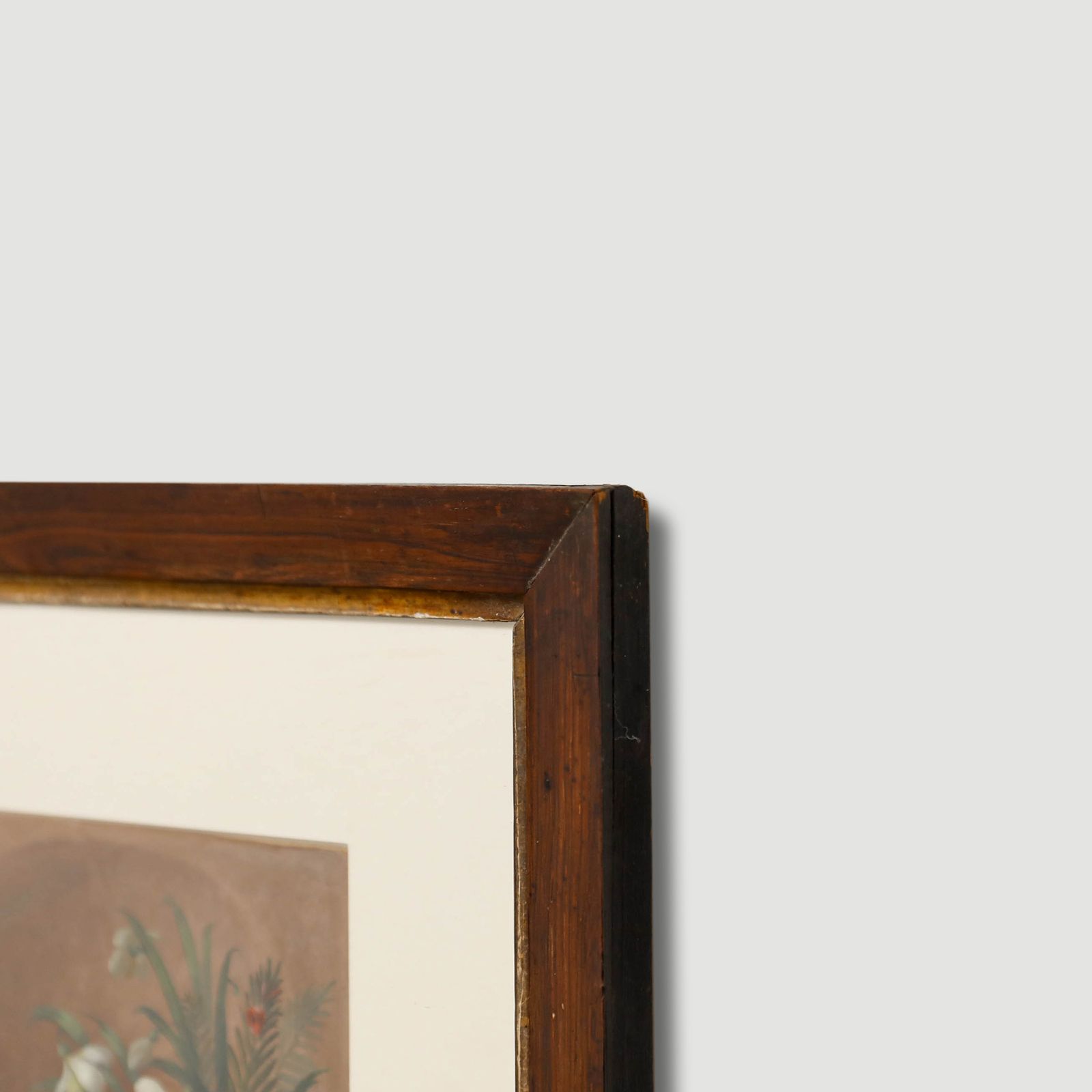 Framed Early 20th Century Oil Floral Still Life photo vinterior