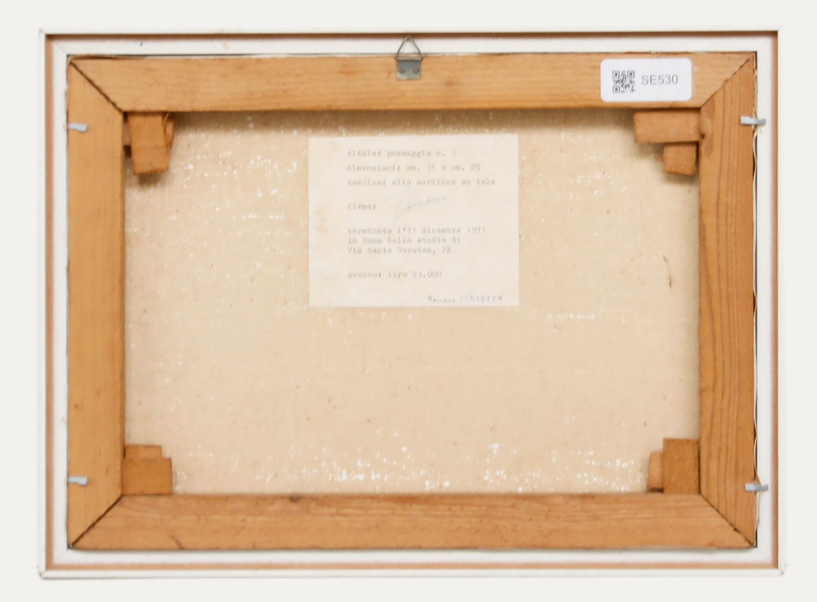Romero Coddeta Framed 20th Century Acrylic, Landscape No.3 photo for sale