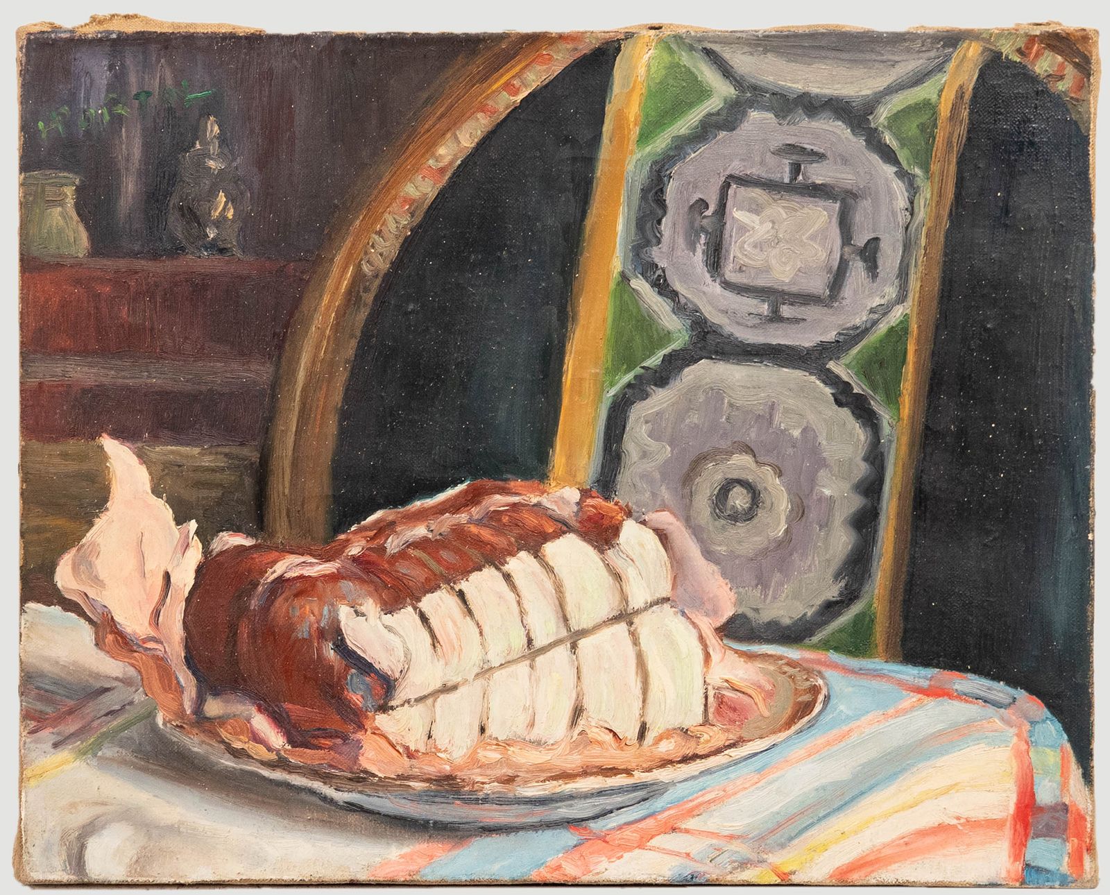 Henry Portal (1890 1982) Mid 20th Century Oil, A Joint Of Beef