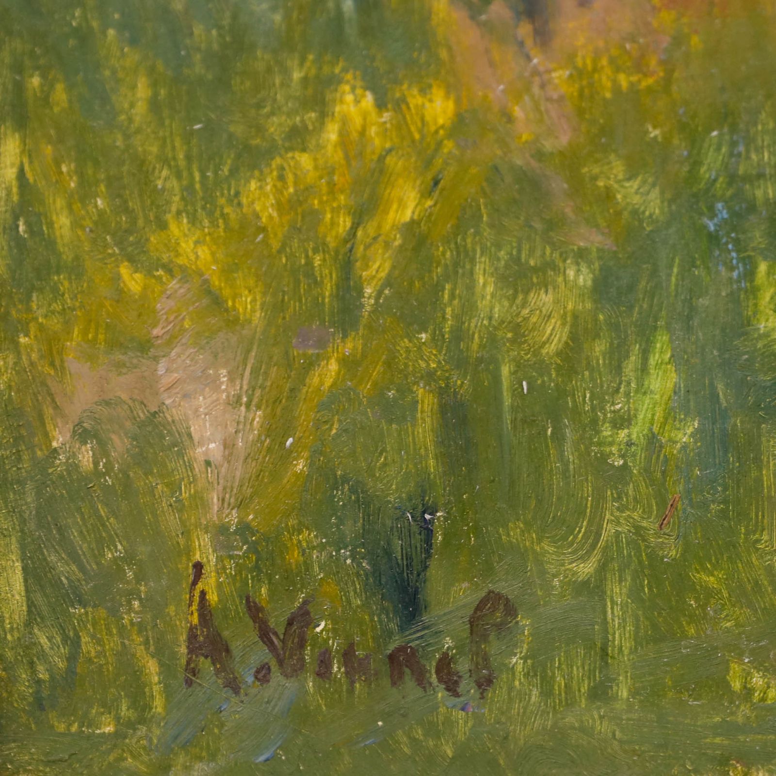 Andre Leon Vivrel (1886 1976) Mid 20th Century Oil, Trees In Bloom photo vinterior