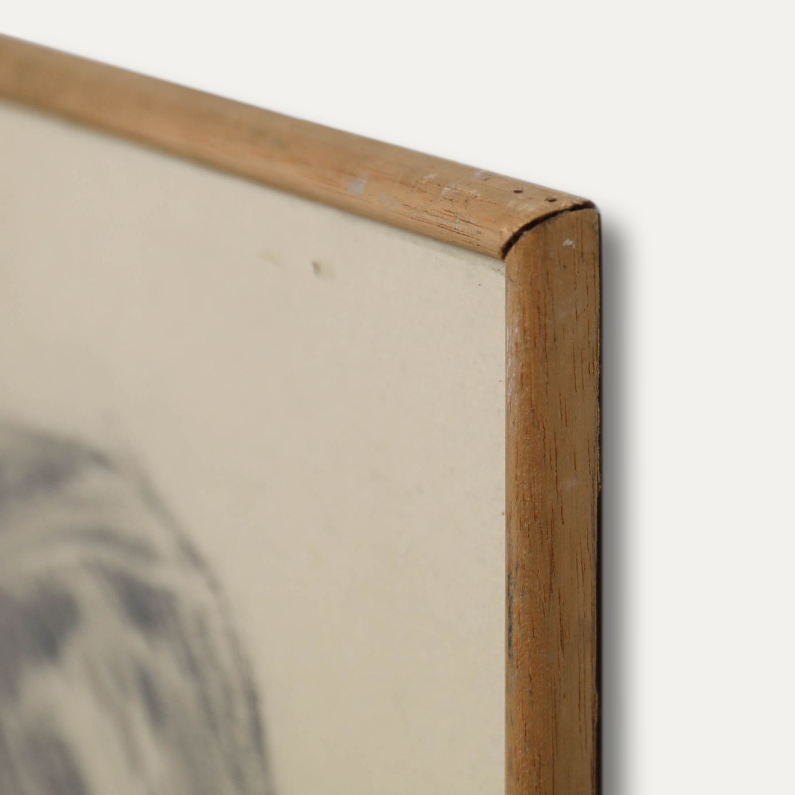 Jean Dulac (1902 1968) Framed Mid 20th Century Charcoal Drawing, L'enfant photo 167.0