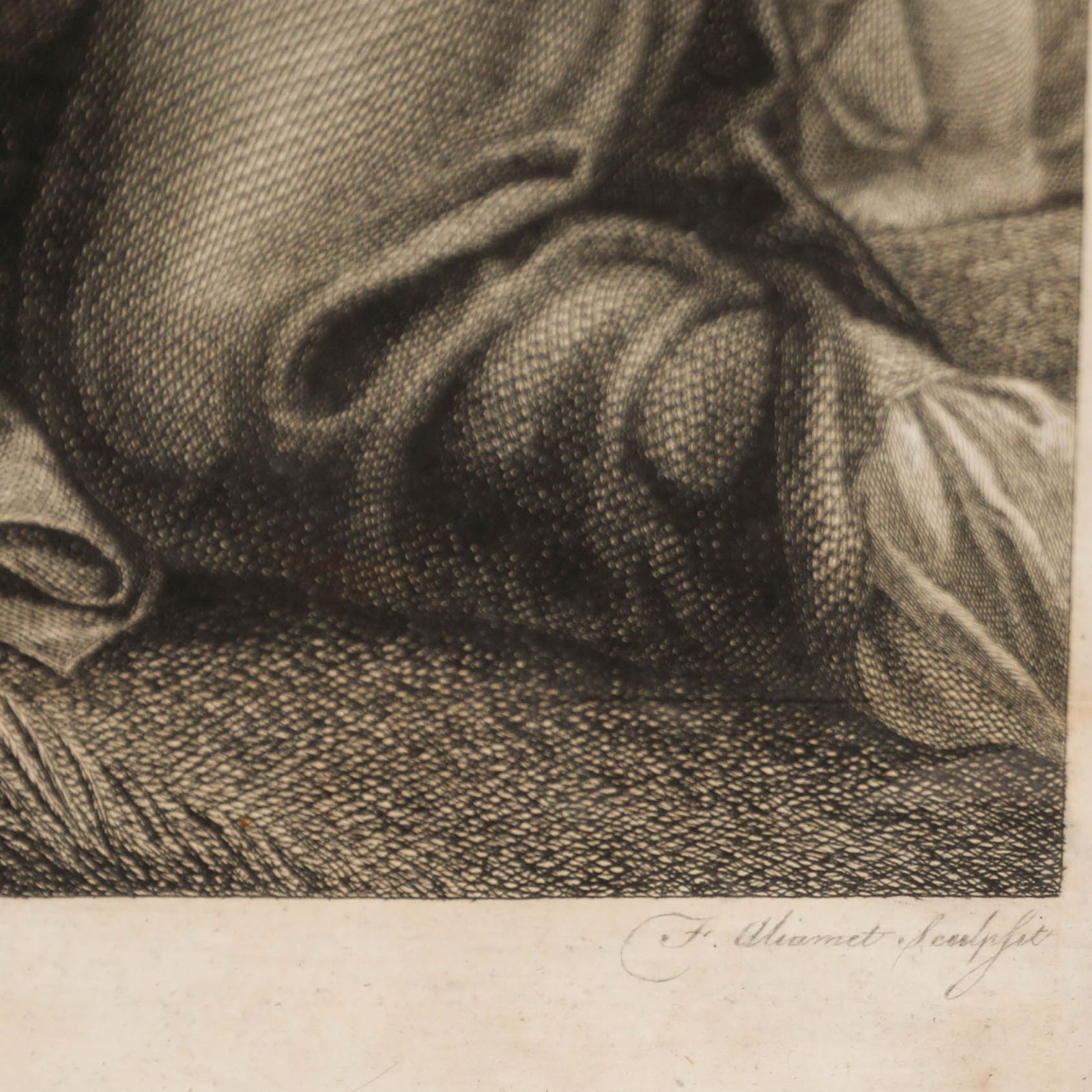 François  Aliamet After Le Sueur 1773 Engraving, Martyrdom Of Saint Stephen photo buy