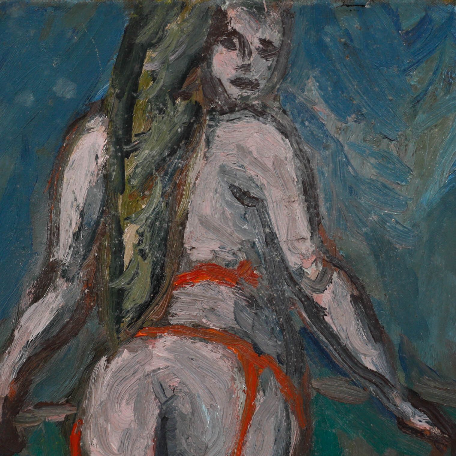 Ivan Bray (B.1967) 20th Century Oil, Bather photo Art
