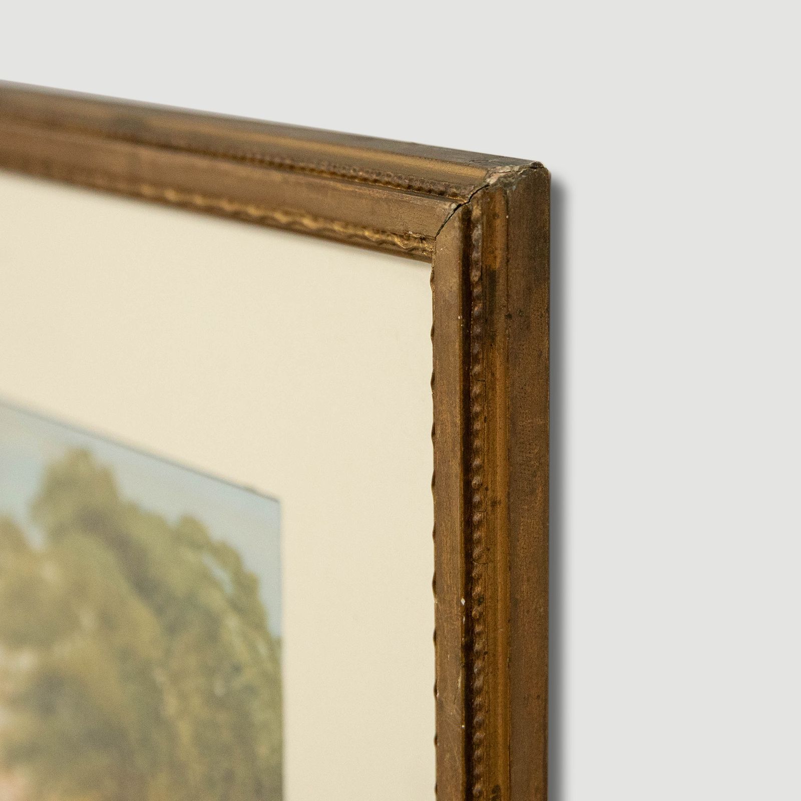Framed Late 19th Century Watercolour The Wooden Bridge photo 112.0