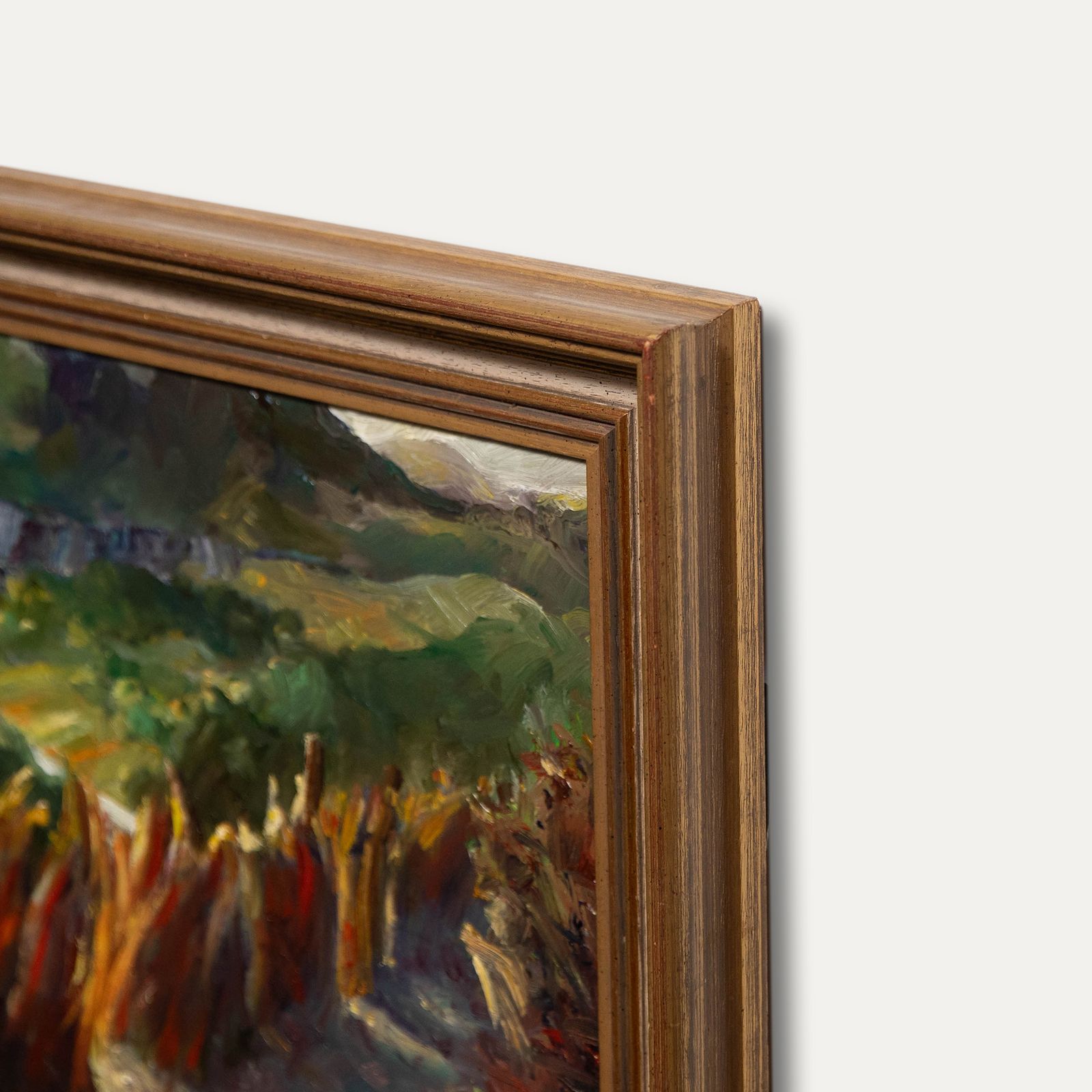 June Bevan (B.1927) 20th Century Oil, Distant Slate Quarry, North Wales photo 186.0