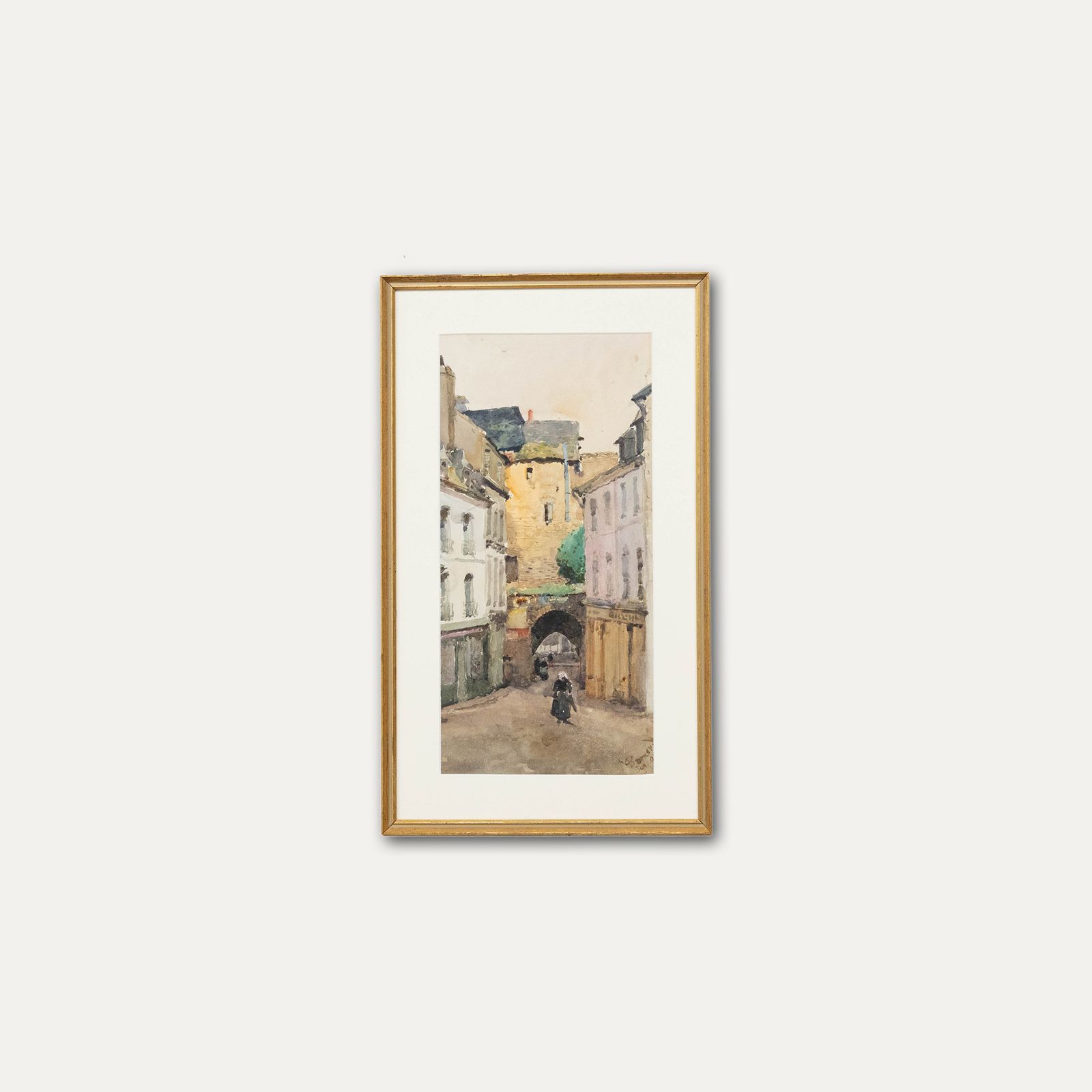 Late 19th Century Watercolour The Old City Walls photo buy