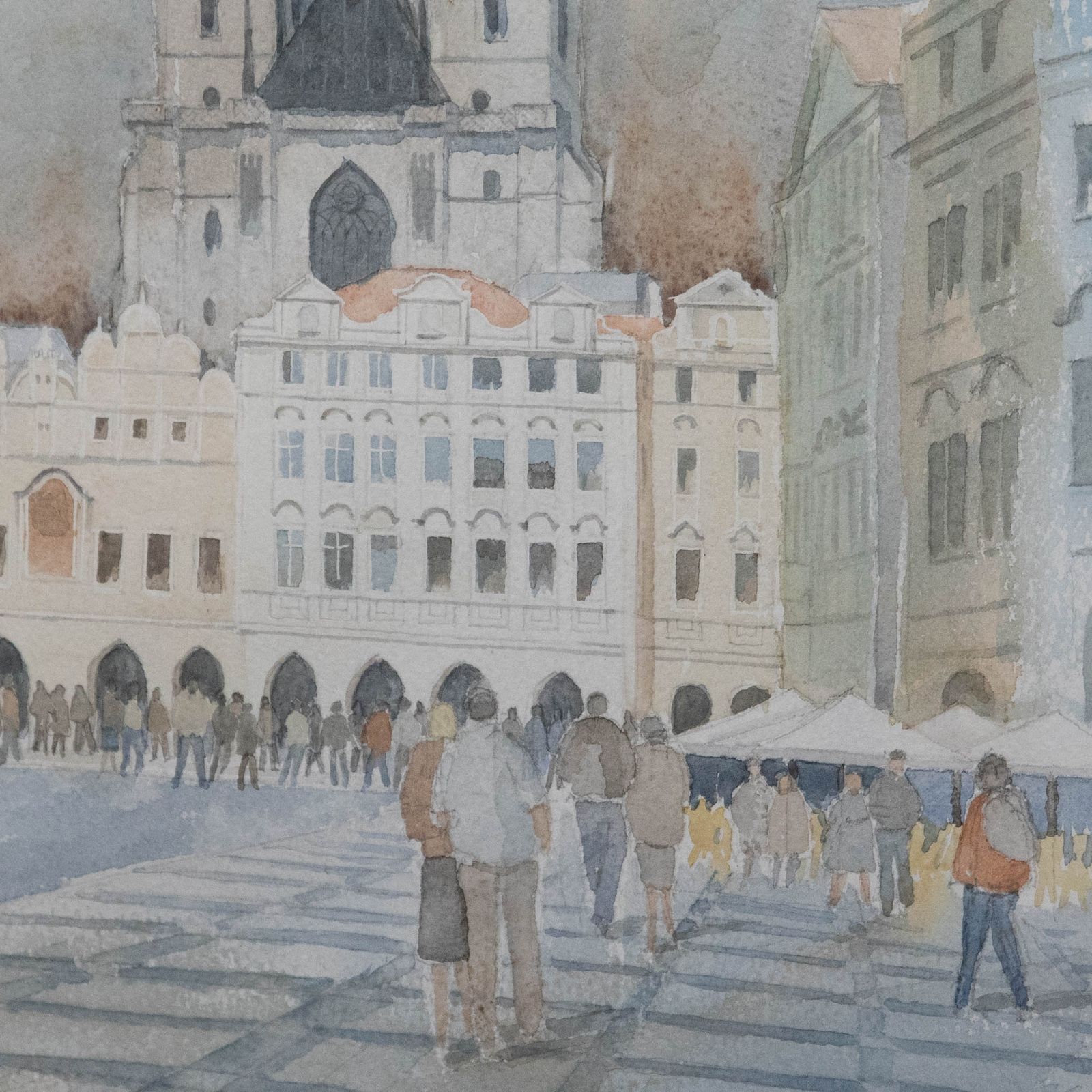 Patricia Thorman Watercolour, Church Of Our Lady Before Týn, Prague photo Art