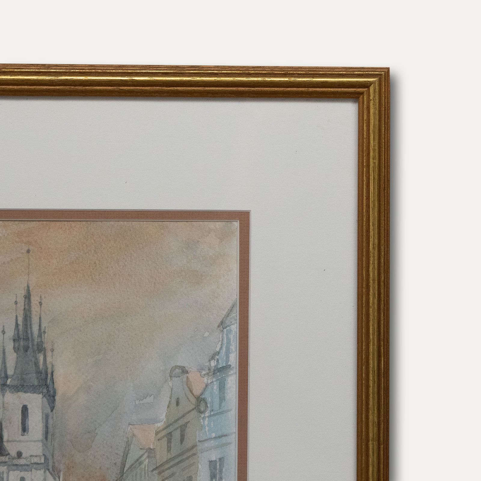 Patricia Thorman Watercolour, Church Of Our Lady Before Týn, Prague photo 134.0