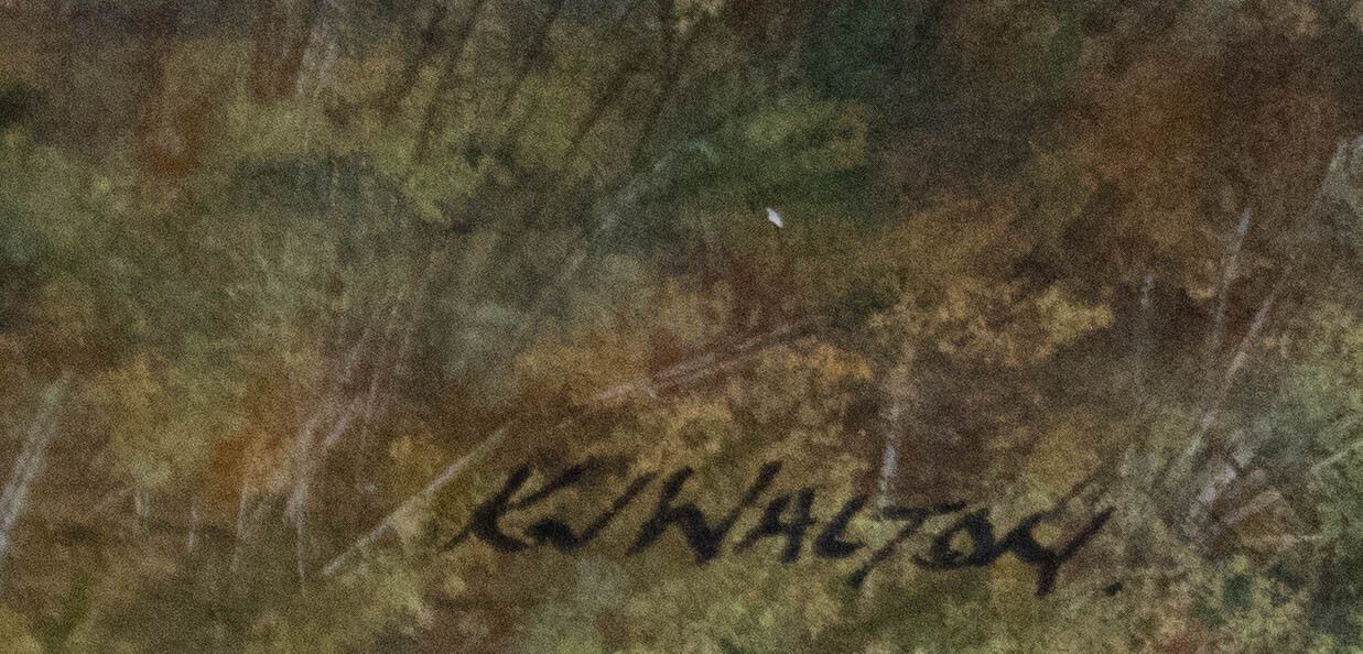 Ken Walton 20th Century Watercolour, Winter's Palette photo vinterior