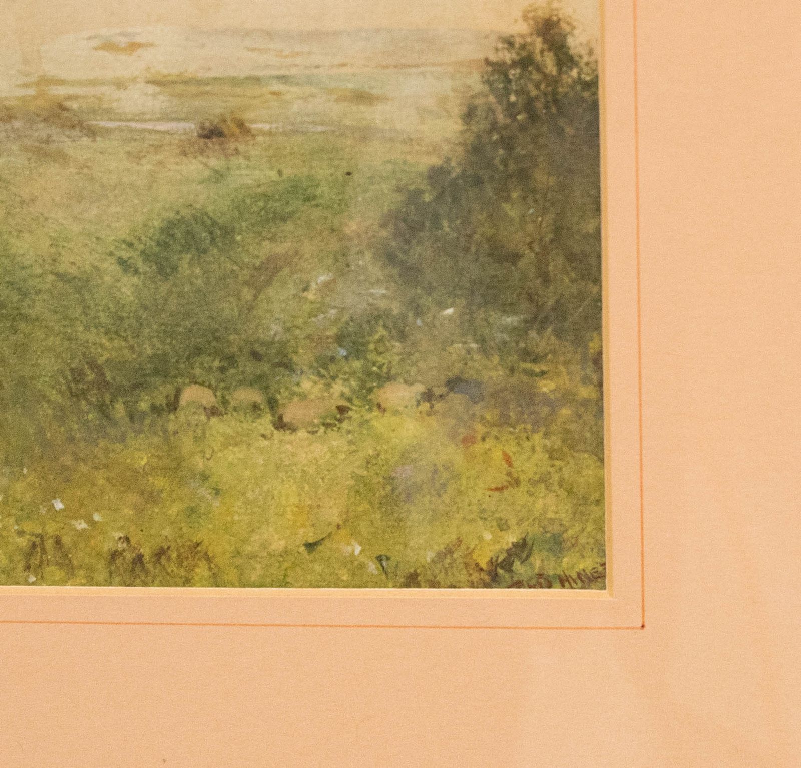 Frederick Hines (1852 1952) Early 20th Century Watercolour, Picking Berries photo 107.0