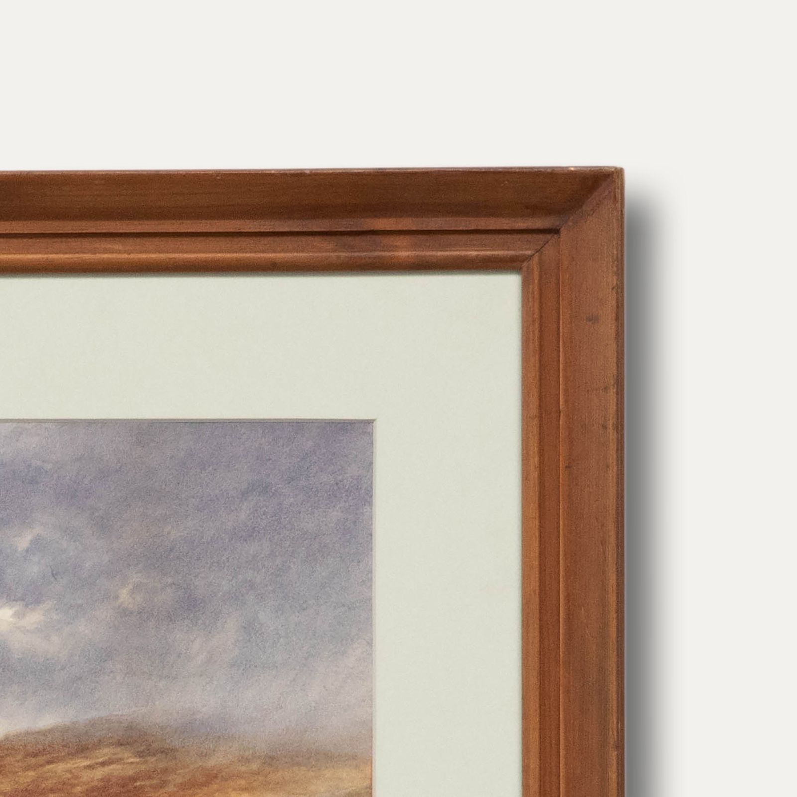Charles Edward Brittan (1870 1949) Framed Watercolour, Moorland With Sheep photo 159.0