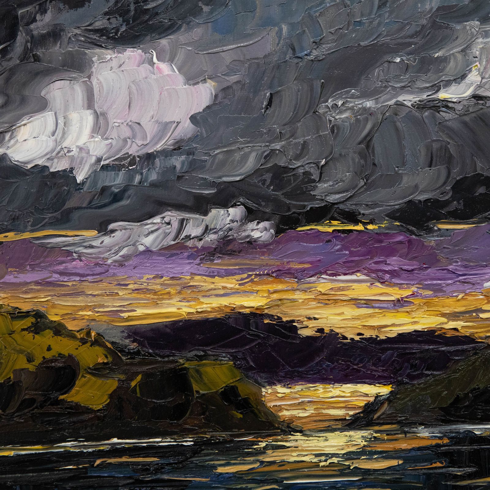 Daniel Nichols Contemporary Oil, Loch Restil photo Art