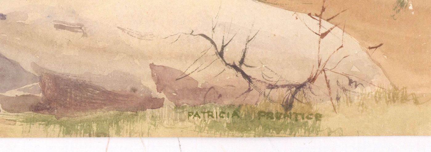Patrick Prentice (1923 2006) 20th Century Watercolour, Australian Landscape photo for sale