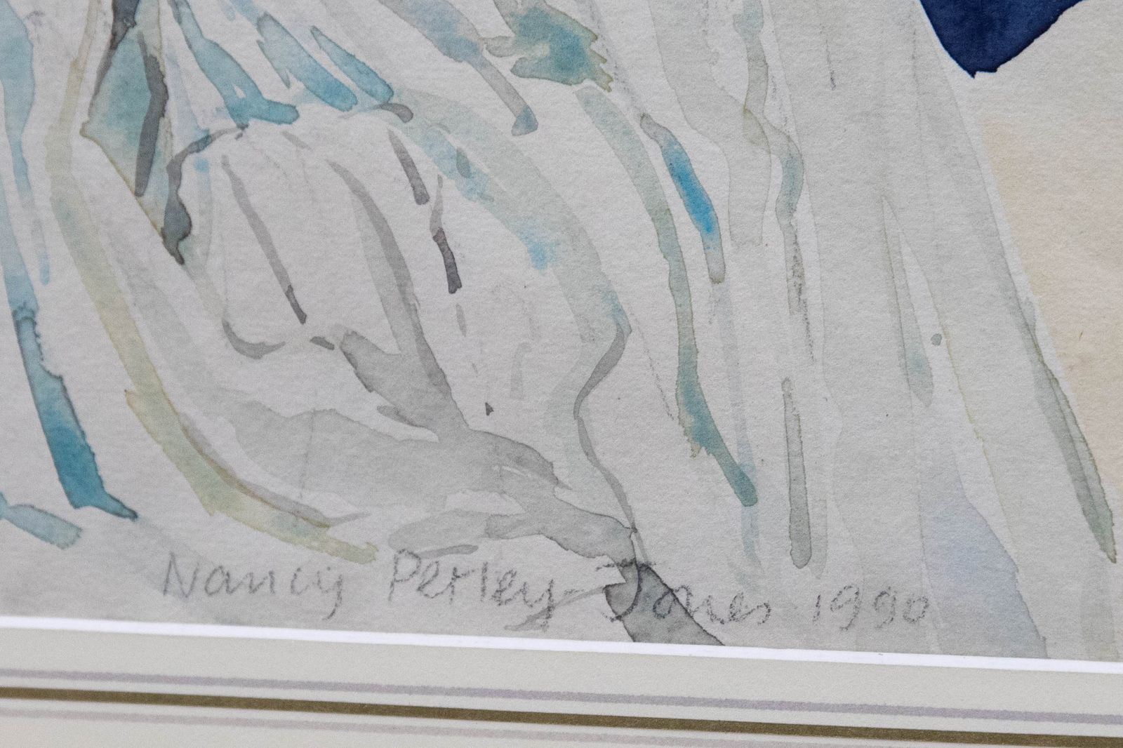 Nancy Petley Jones (B.1953) Framed 20th Century Watercolour, The First Shoes photo vinterior