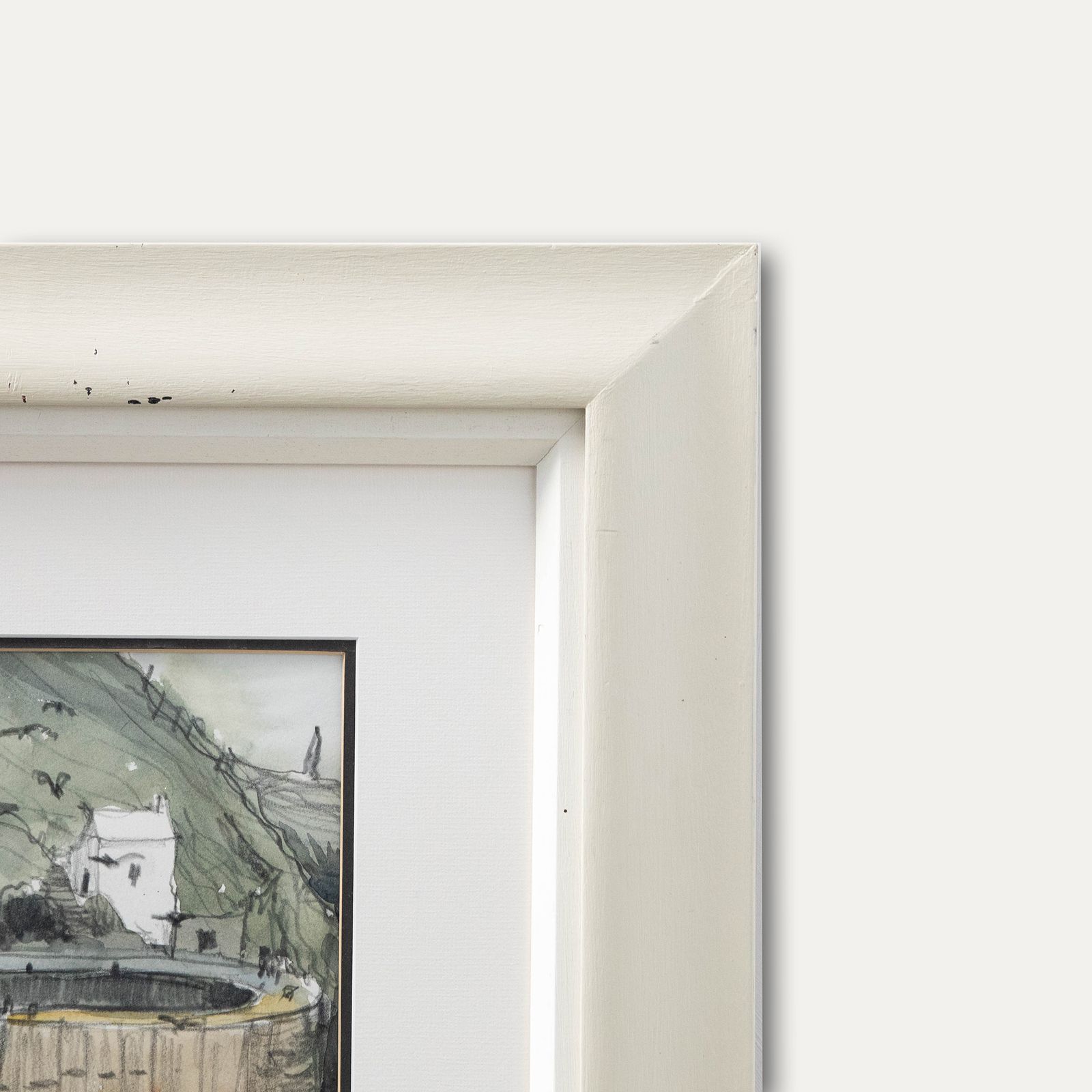 Martin Podd (B.1930) Framed Contemporary Watercolour, Porthgain photo 167.0