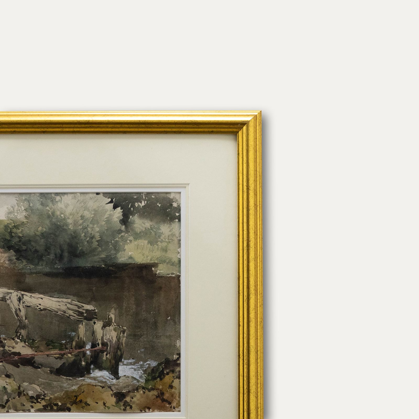 Attrib. William Collingwood Smith (1815 1887) Watercolour, River Landscape photo 183.0