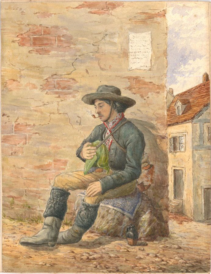 After William Cossens Way (1833 1905) Watercolour, Spanish Gentleman photo furniture
