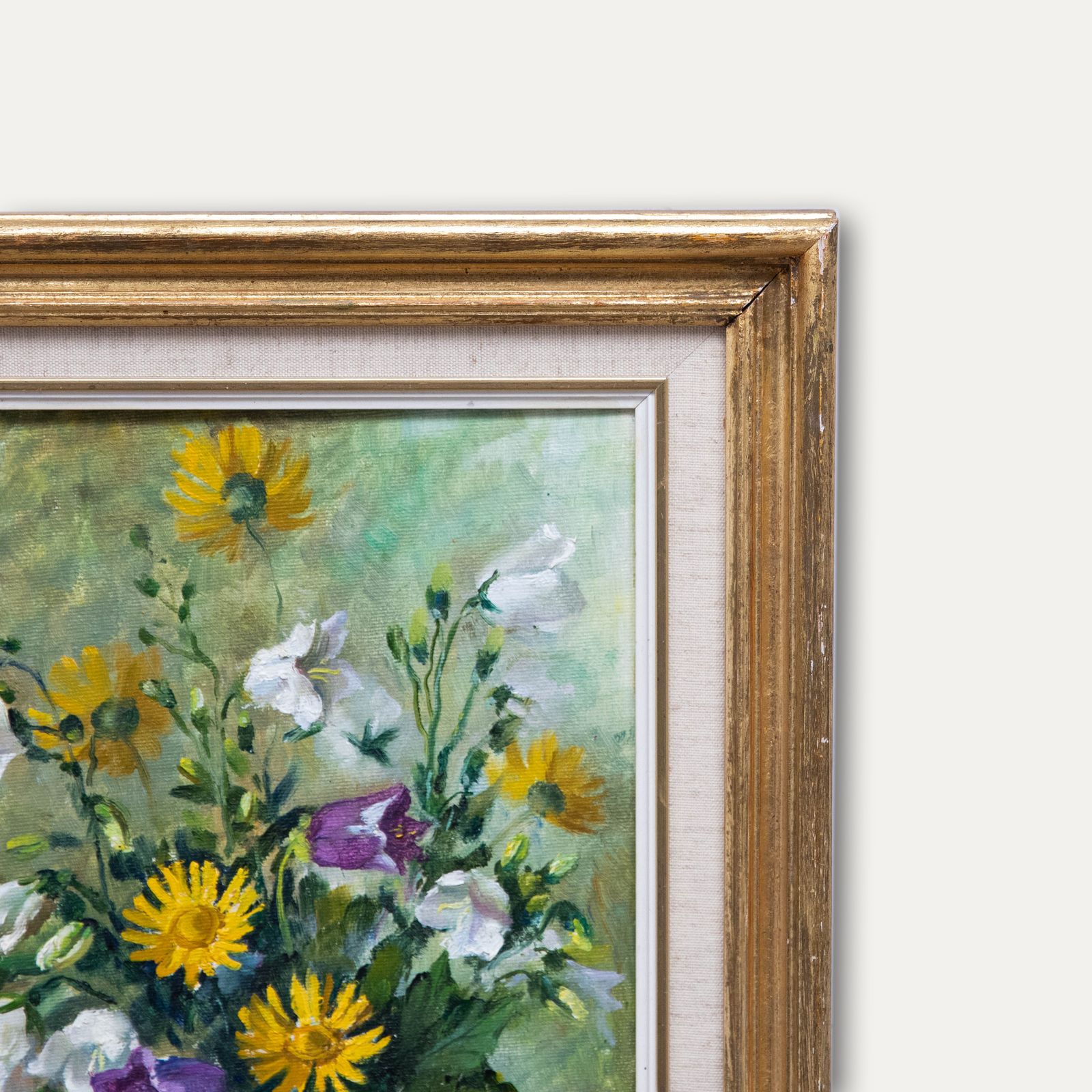 Heather Craigmile Framed 20th Century Oil, Penstemons & Coneflowers photo 190.0