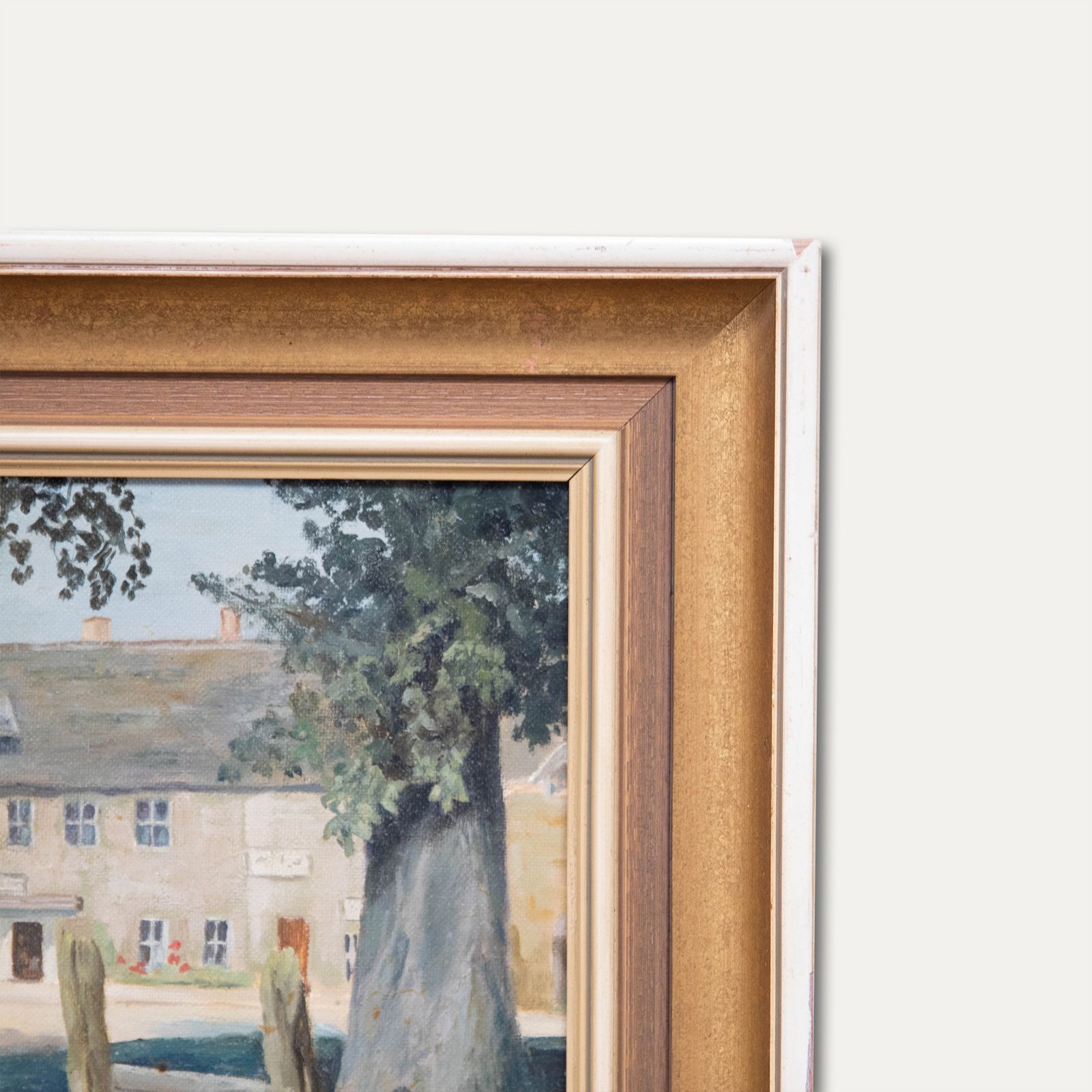 G. Piggott  20th Century Oil, Morning In The Village photo 154.0