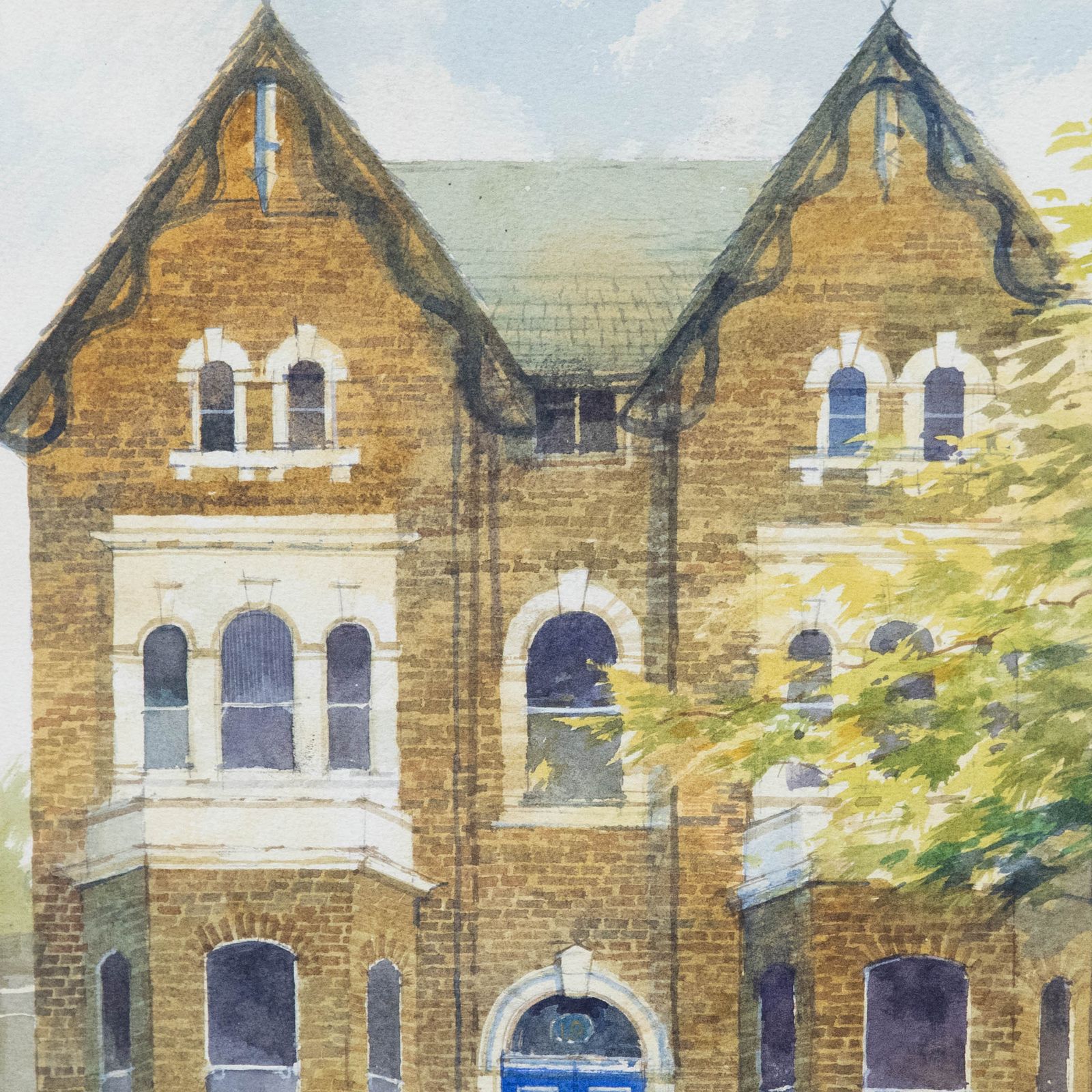Grenville Cottingham Rsma Rba (1943 2007) Framed Watercolour, Pointers School photo Art