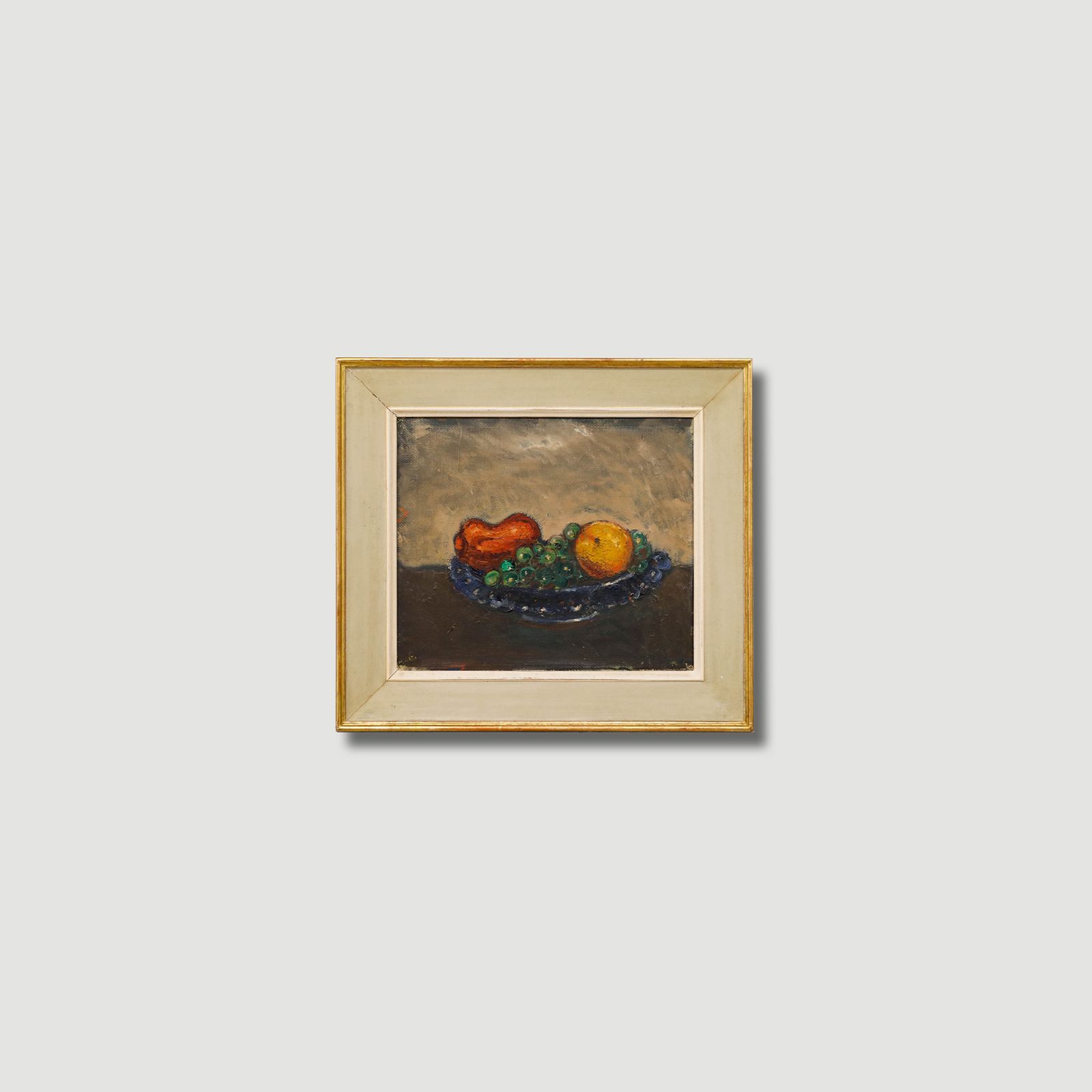 Manner Of Floris Hendrik Verster (1861 1927) Framed Oil, Bowl Of Fruit photo vinterior