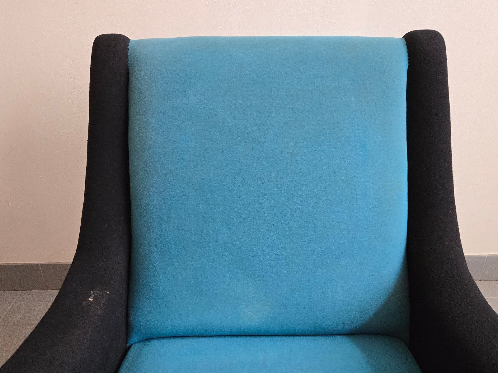 Furniture Vintage 1950 Rockabilly Wool Jersey Armchair Dlg Marco Zanuso Arflex 50s photo