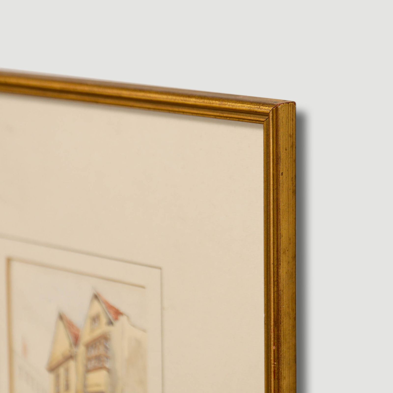 Ernest Parkman (1856 1921) Framed Watercolour, Lewins Mead Lane photo 100.0
