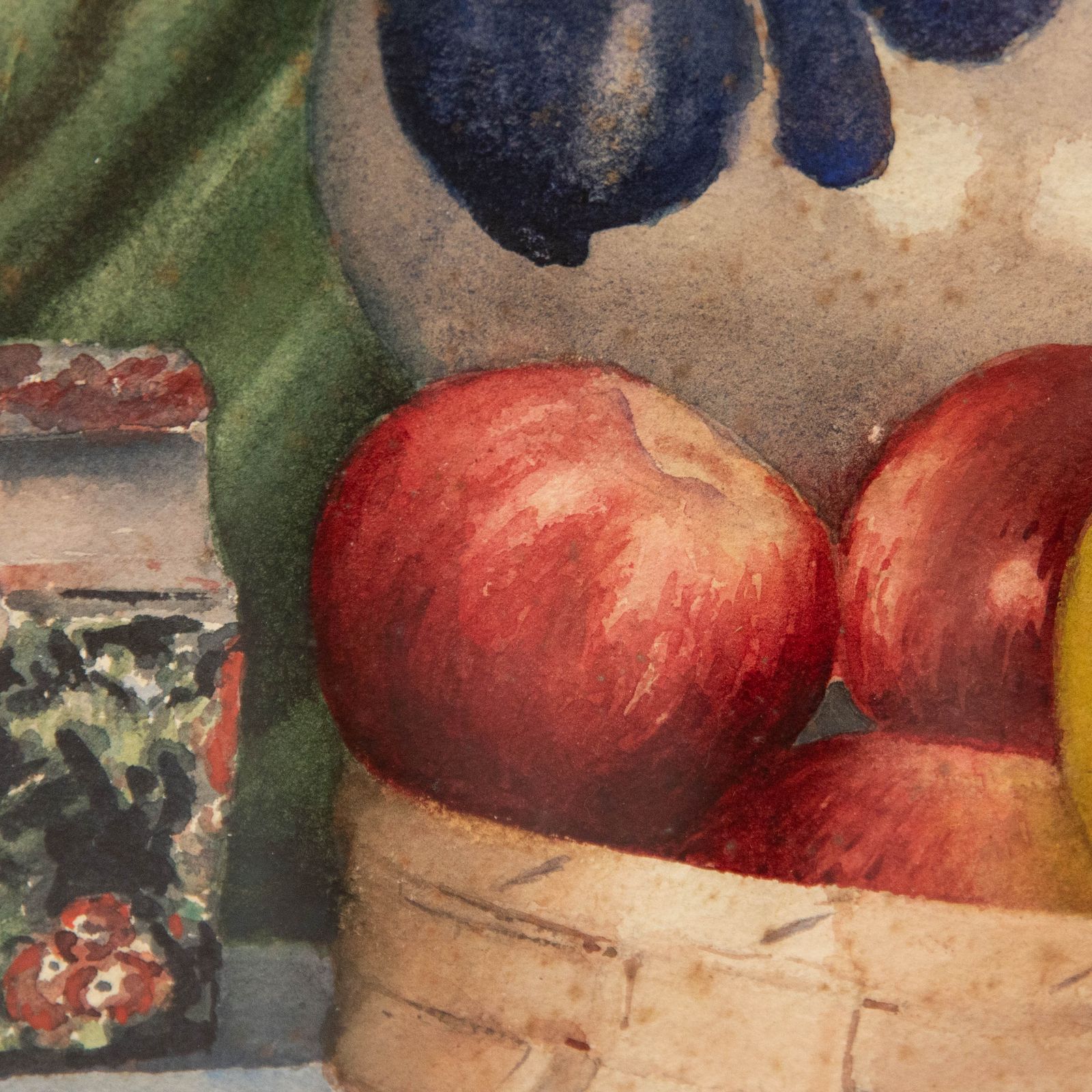 W. A. Martin Framed Mid 20th Century Watercolour, Still Life With Ceramic Jug photo Art
