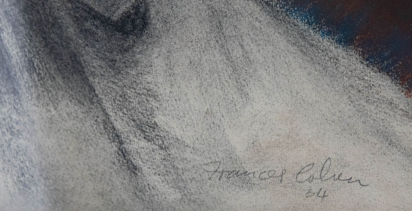 Frances Cohen Gillespie (1939 1998) 1964 Pastel, Melancholy photo vinterior