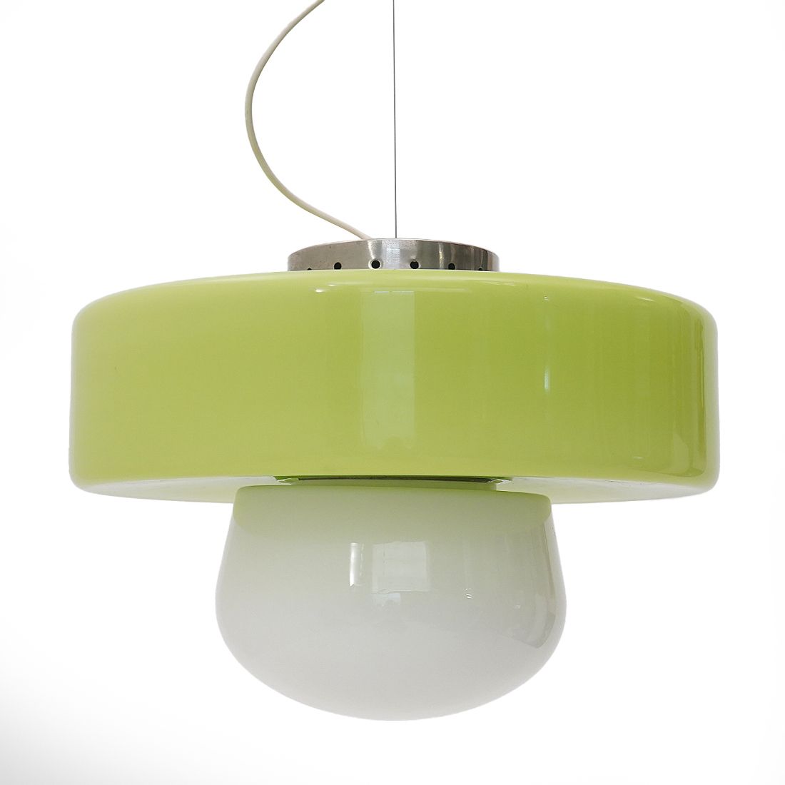 Glass Chandelier By Carlo Nason For Mazzega, 1970s