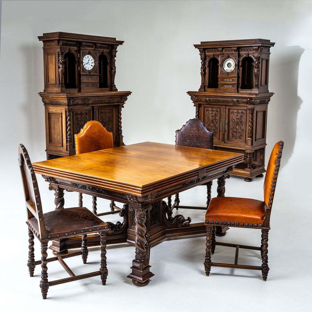 Historicist Dining Chairs, Germany, Late 19th Century photo furniture
