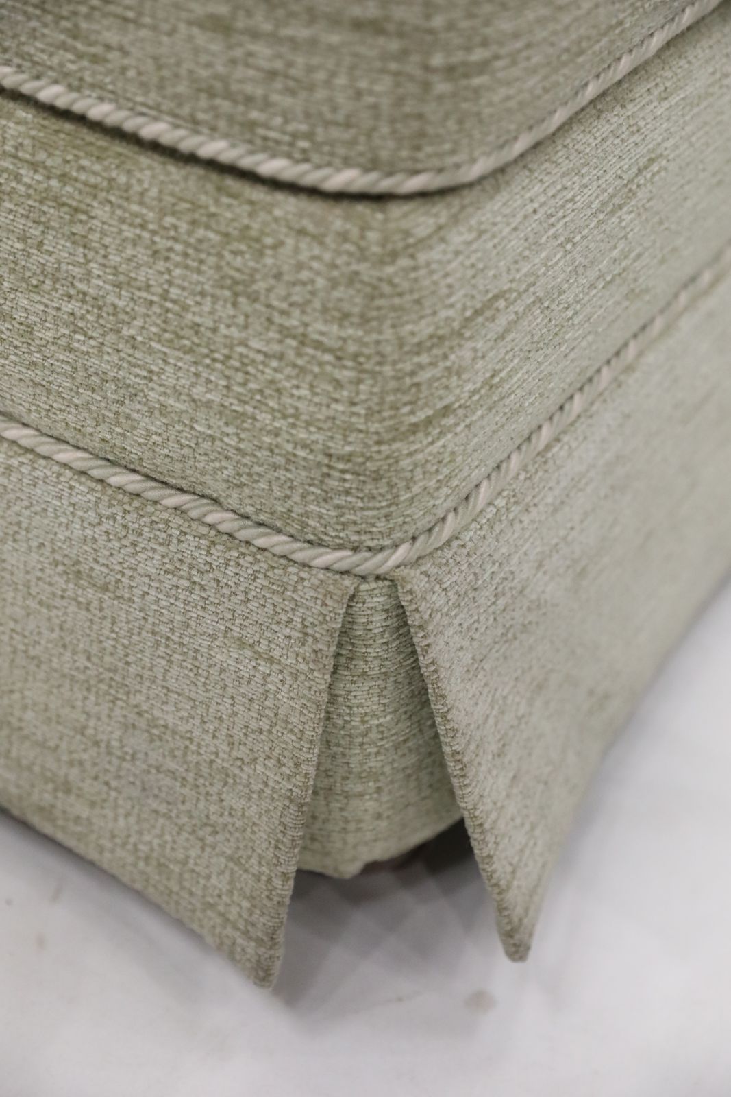 photo buy Ottoman By Vale Bridgecraft Light Green Fabric Vgc Free Uk Delivery*