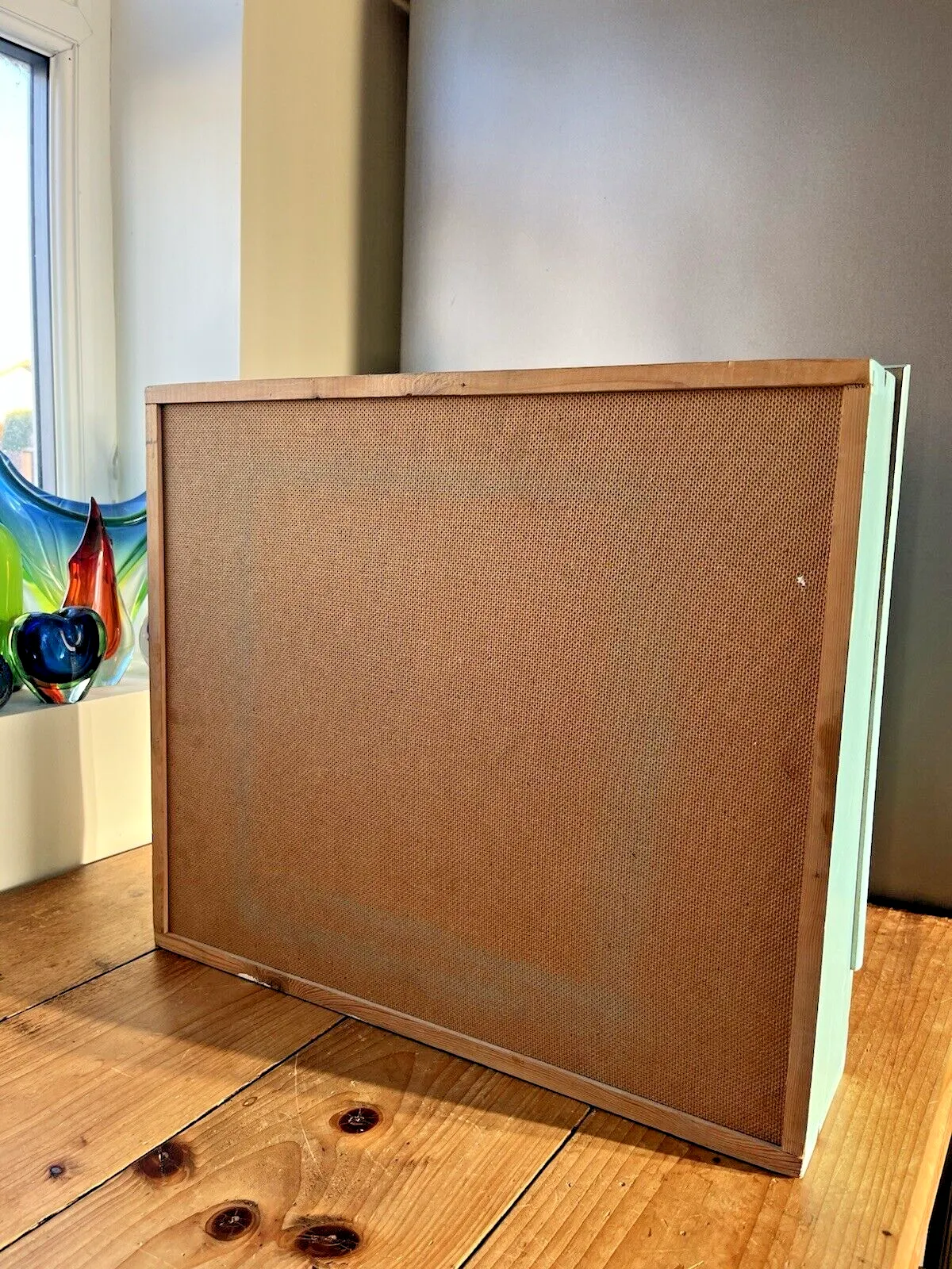 photo vintage Mid Century 50's Wooden Reno Series Artist Storage Box Easel Writing Slope Paint