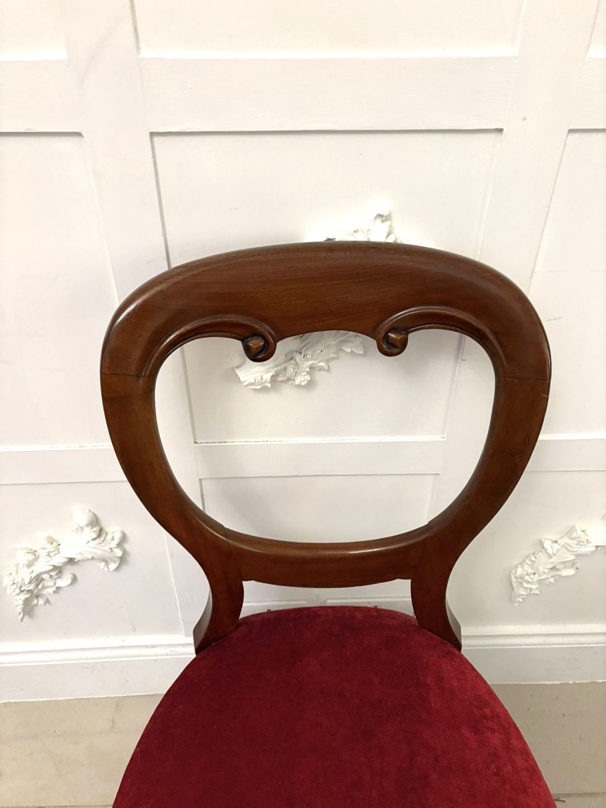 Superb Quality Set Of Six Antique 19th Century Mahogany Dining Chairs photo furniture