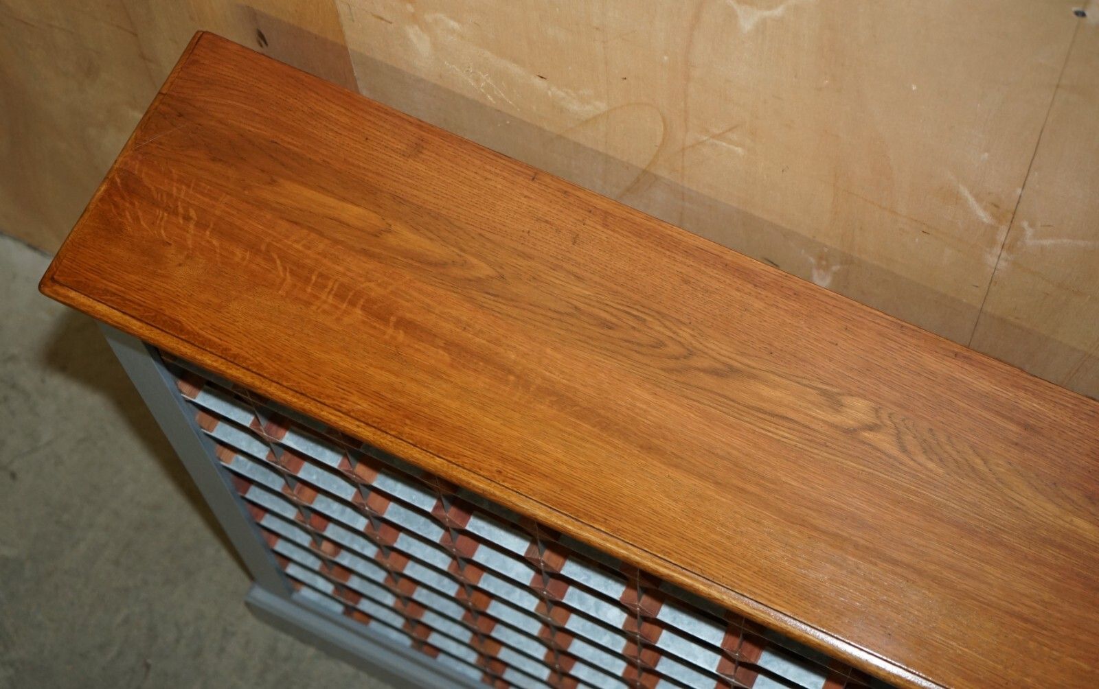 Enormous Vintage Reclaimed Wood 144 Bottle Wine Champagne Rack Sideboard photo vinterior