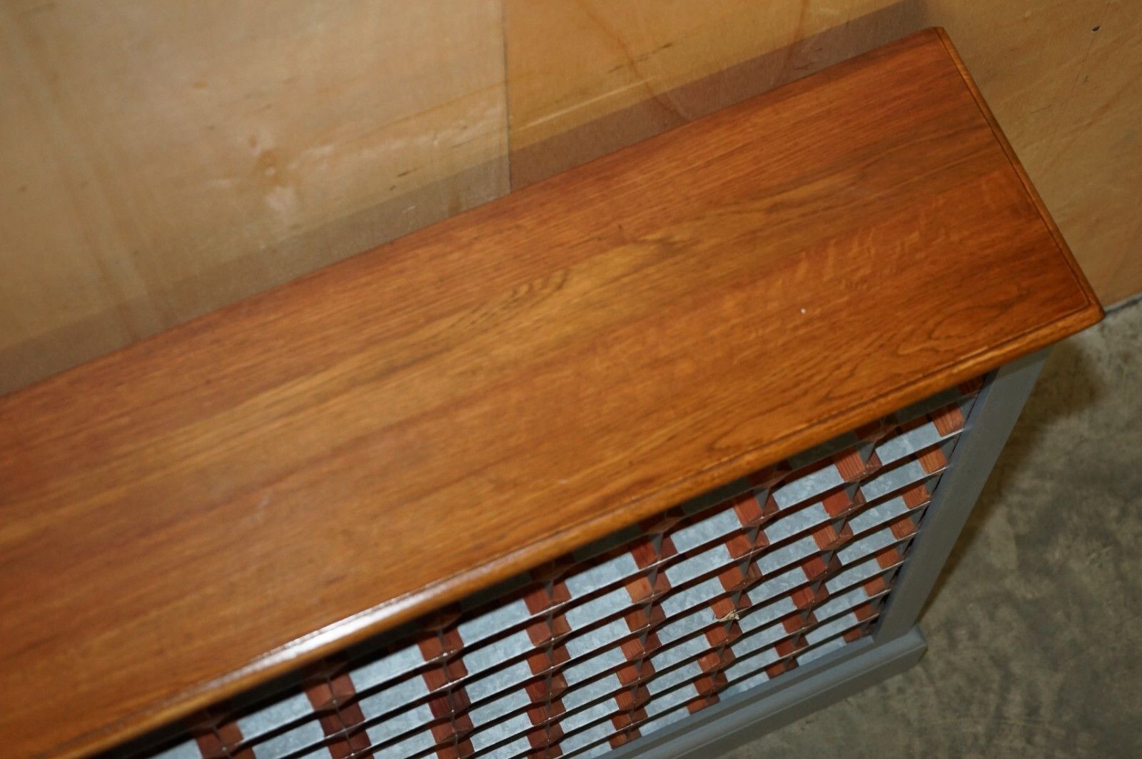 Enormous Vintage Reclaimed Wood 144 Bottle Wine Champagne Rack Sideboard photo vintage