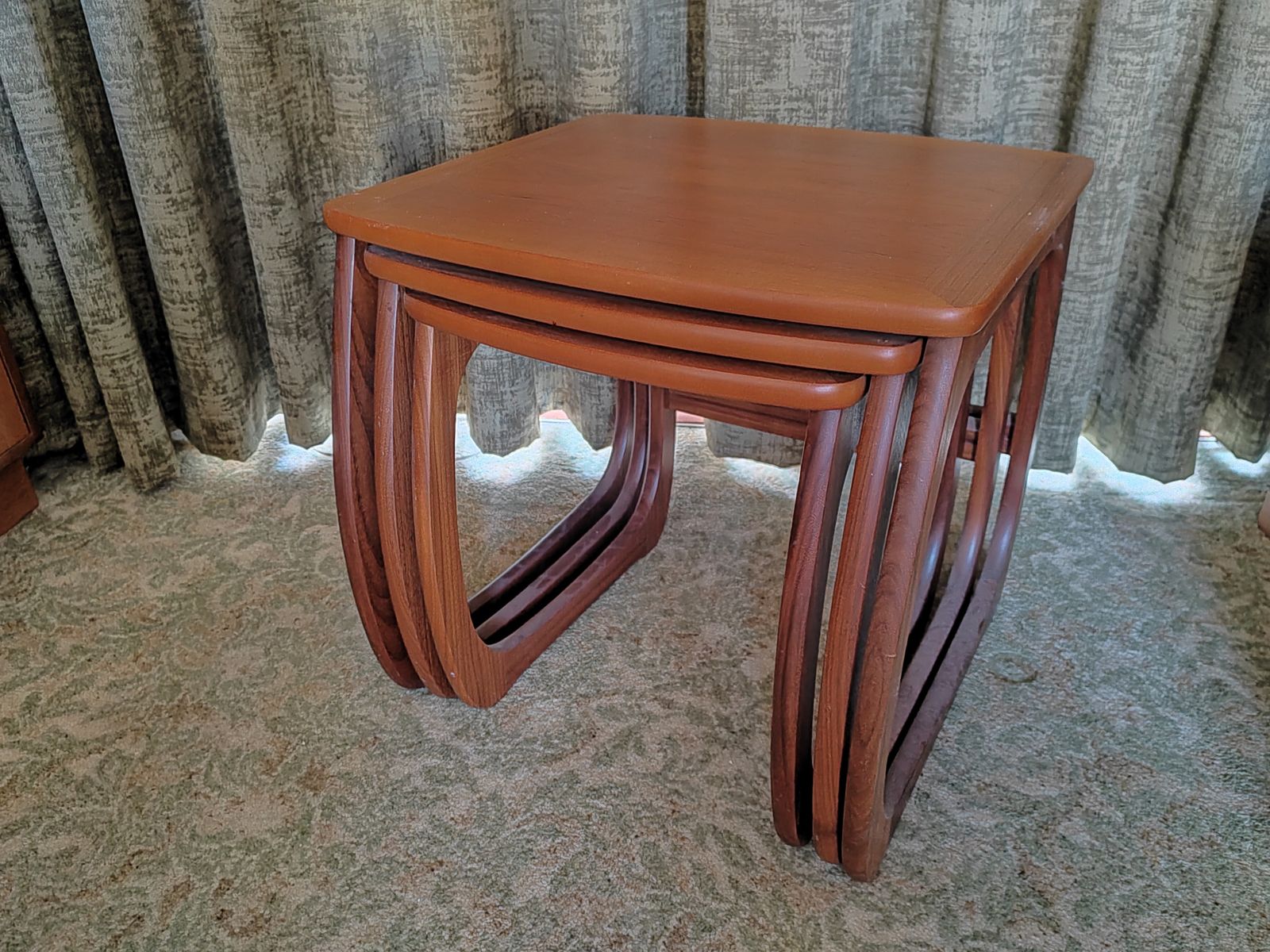 Vintage Mid Century Nest Of Tables photo furniture