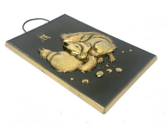 Bronze Squirrel Wall Plaque Or Relief By Albrecht Dürer, 1970s photo furniture