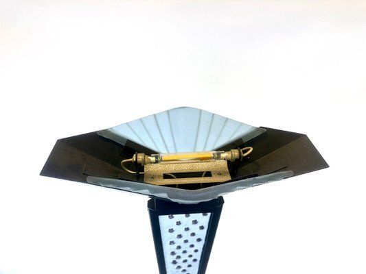 Italian Modern Murano Glass Floor Lamp, 1980s photo vintage