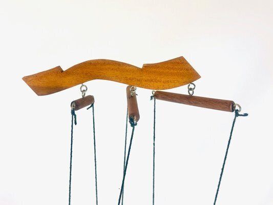 photo furniture Vintage Handcrafted German Challah Bread Marionette Puppet, 1970s